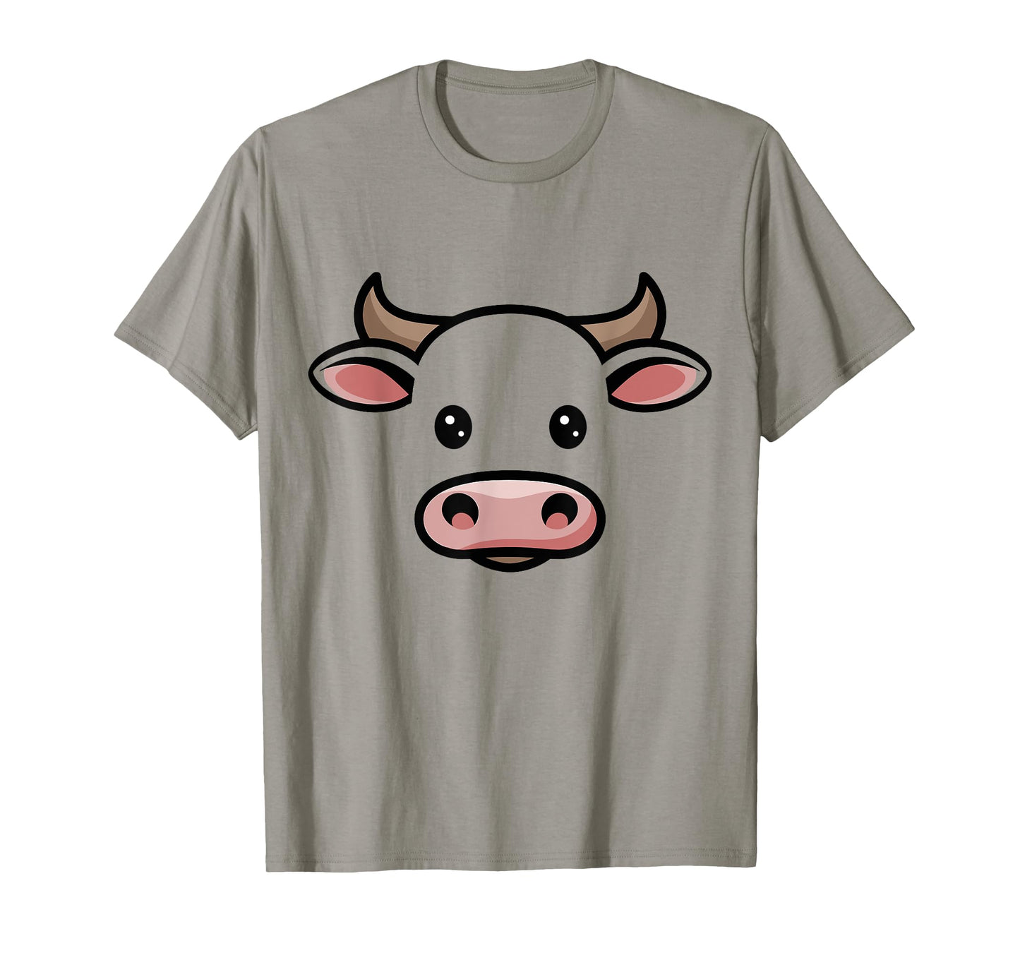 Halloween Cow Bull Face Tshirt Costume Kids Cute Themed T-Shirt