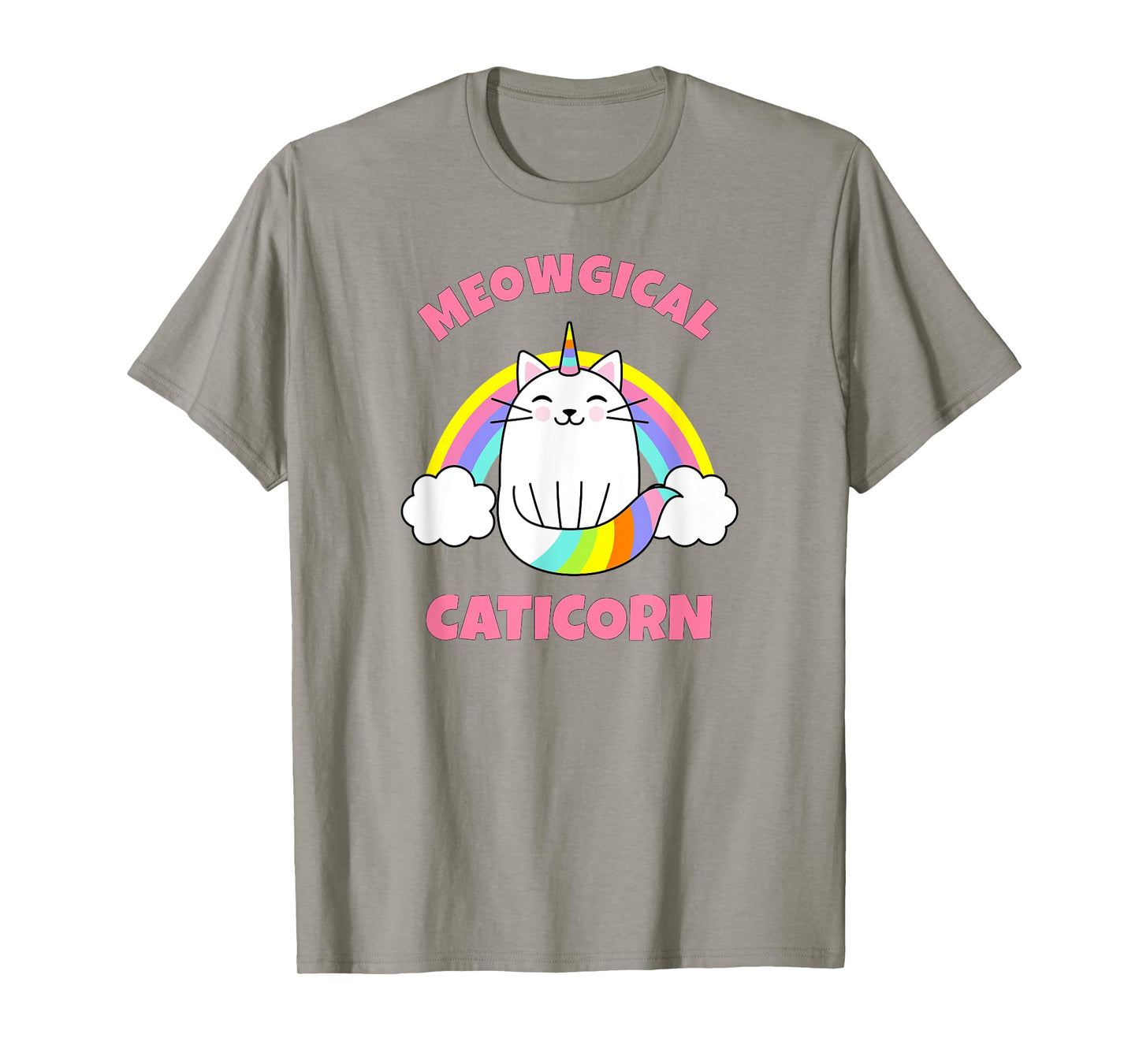Caticorn Rainbow T-Shirt Meowgical Cat Unicorn Kittycorn Tee