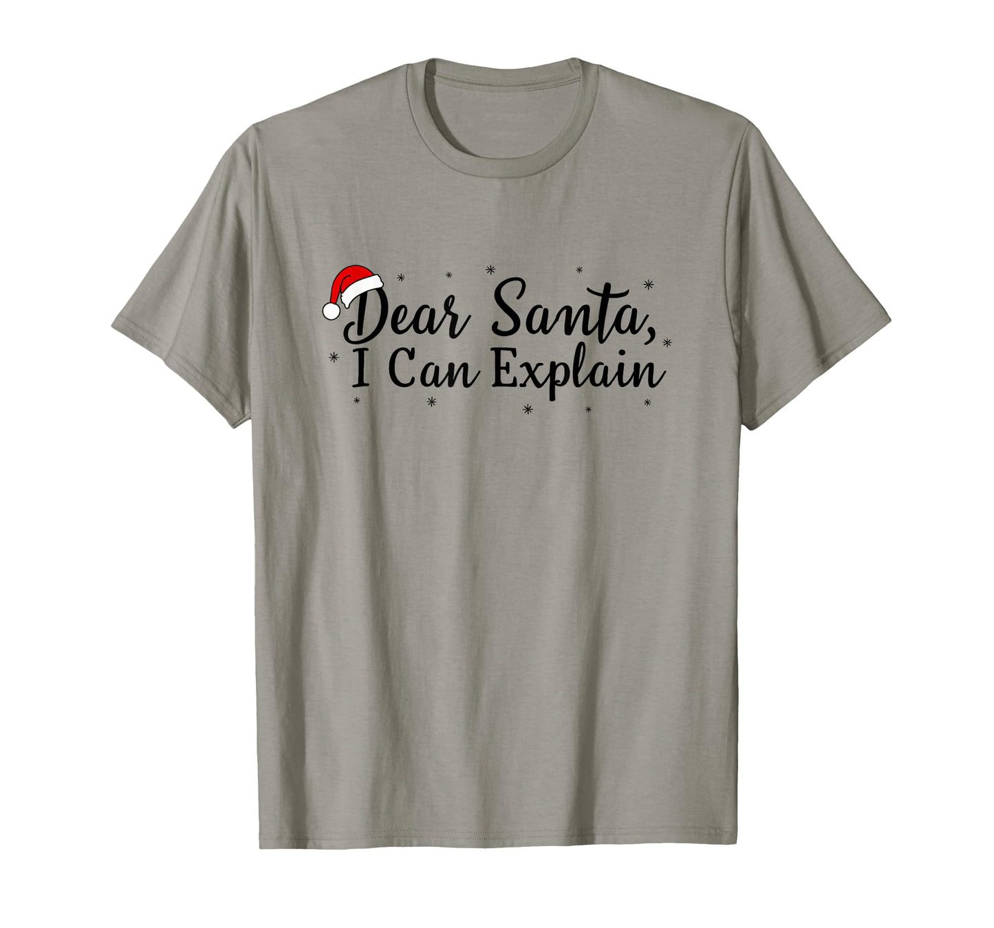 Dear Santa I Can Explain Funny Christmas Party T-Shirt