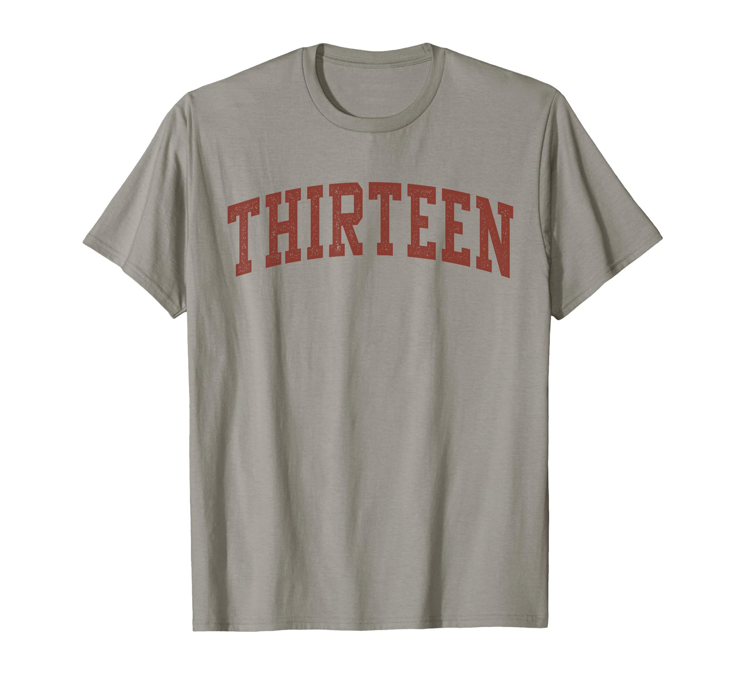 Thirteen Minimalist 13th Birthday Design 13-Year-Old T-Shirt