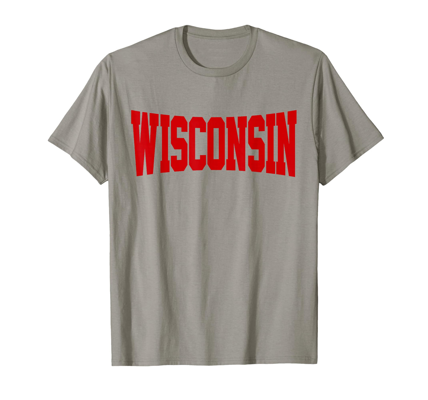 Vintage Wisconsin Mens Wisconsin Womens Red Retro T-Shirt