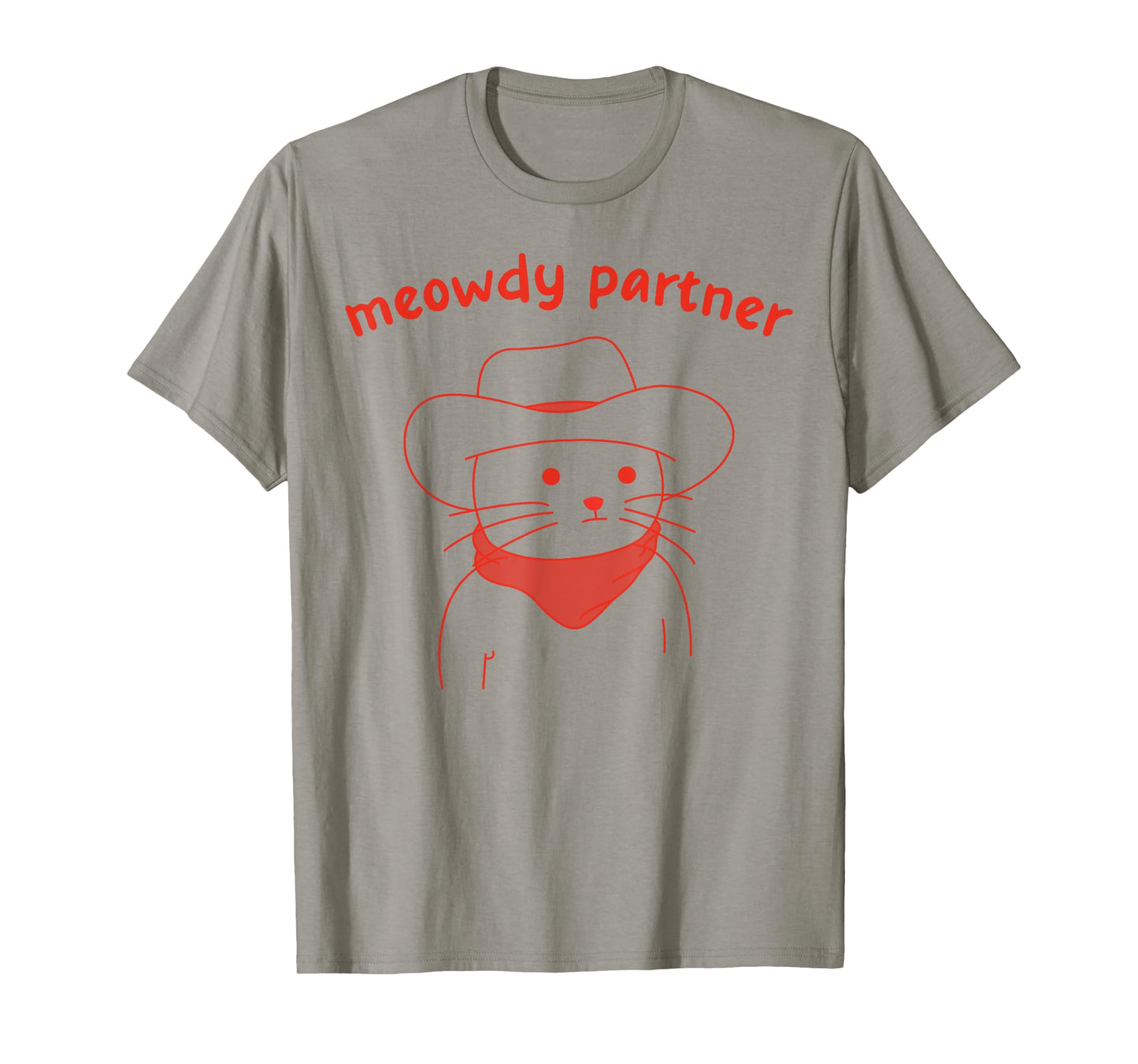 Meowdy Partner Cat Cowboy T-Shirt