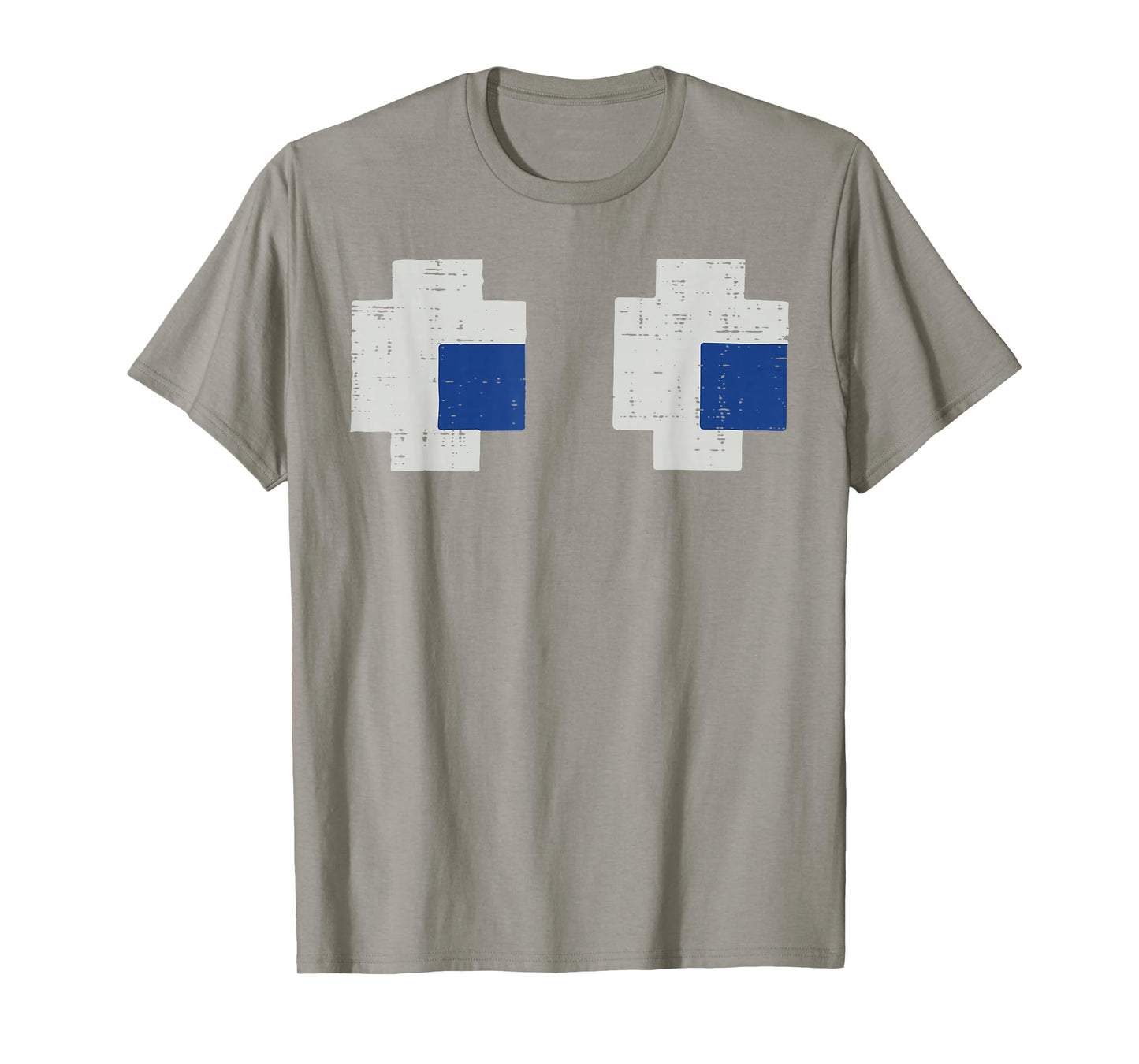 Halloween Gamer Pixel Eyes Gaming Costume Men Boys Kid Youth T-Shirt