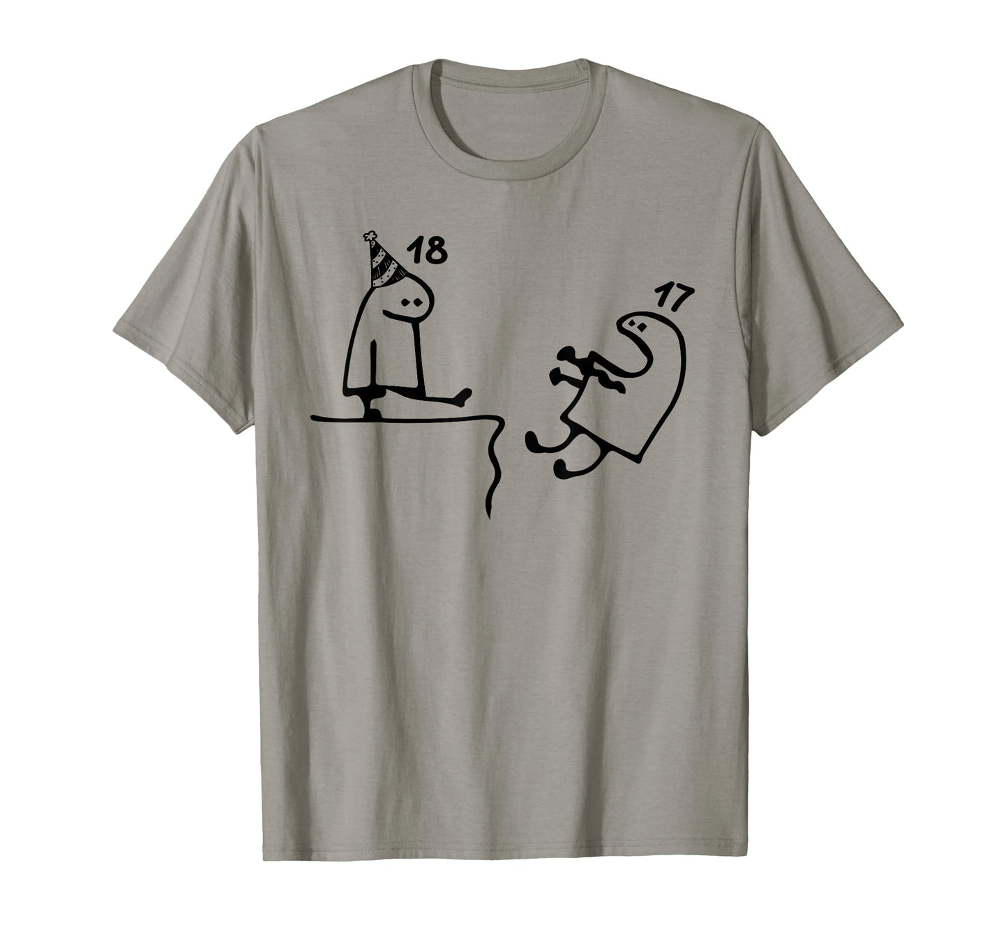 Adult 18th Birthday Party Funny Tees For 18 Years Old Teens T-Shirt