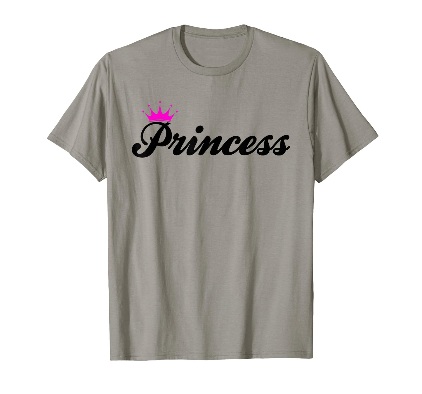 Princess Pink Crown Funny Princess gift matching Family Love T-Shirt