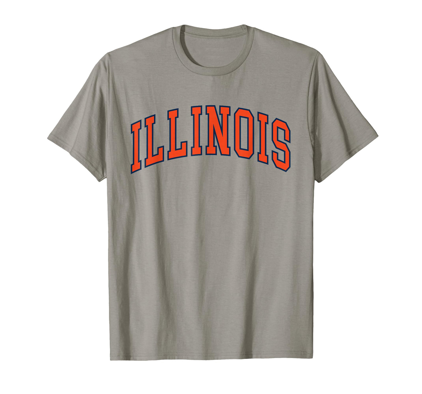 Retro Illinois Orange Tee Vintage Illinois Blue Throwback IL T-Shirt