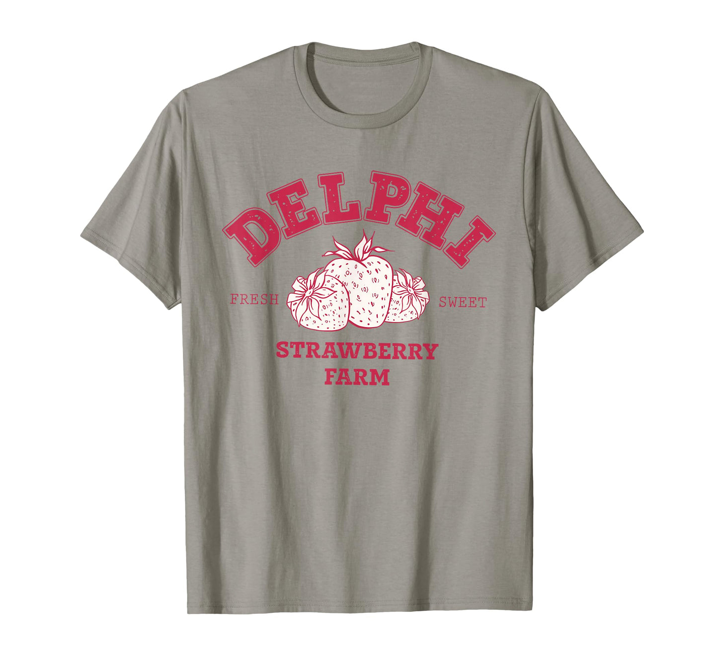 Delphi Strawberry Farm Service Fresh Sweet Womens T-Shirt
