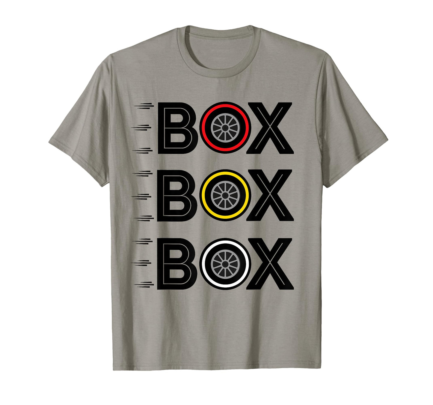 Box Box Box Pit Radio Call Tyre Compound Motorsport Racing T-Shirt