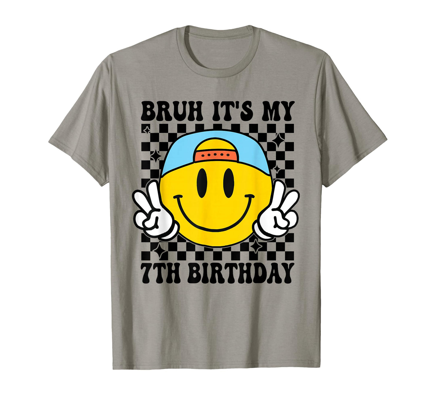 Bruh It's My 7th Birthday 7 Year Old Birthday Boys Girls T-Shirt