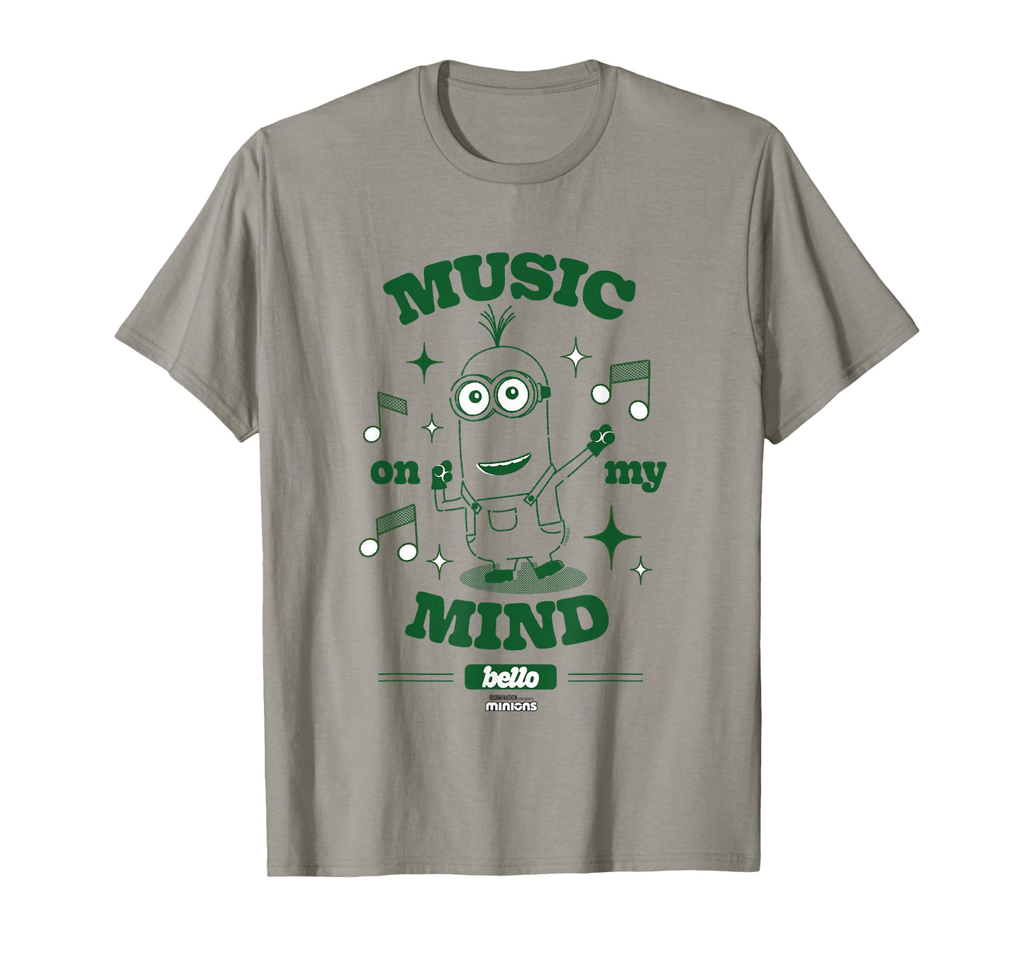 Minions Music On My Mind Bello Minion Dance Party T-Shirt