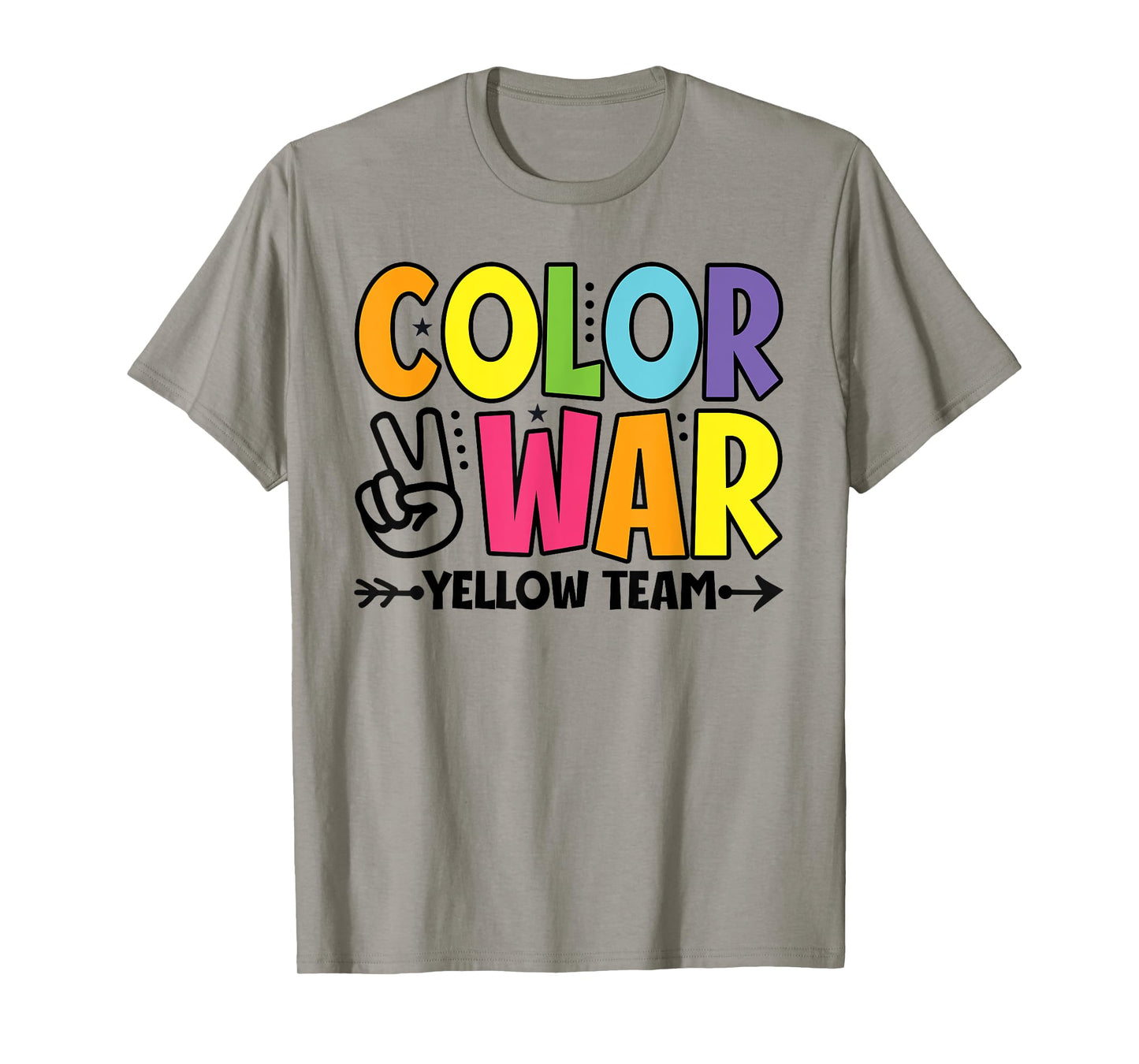 Color War Yellow Team Sleepaway Summer Camp Game T-Shirt