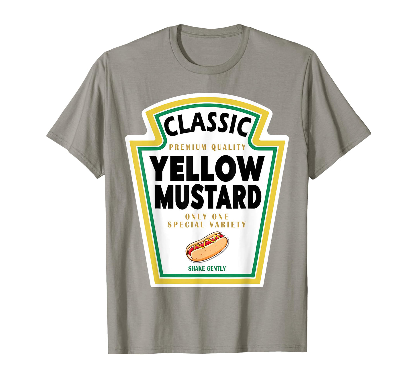 Yellow Mustard DIY Halloween Costume Matching Group Mustard T-Shirt