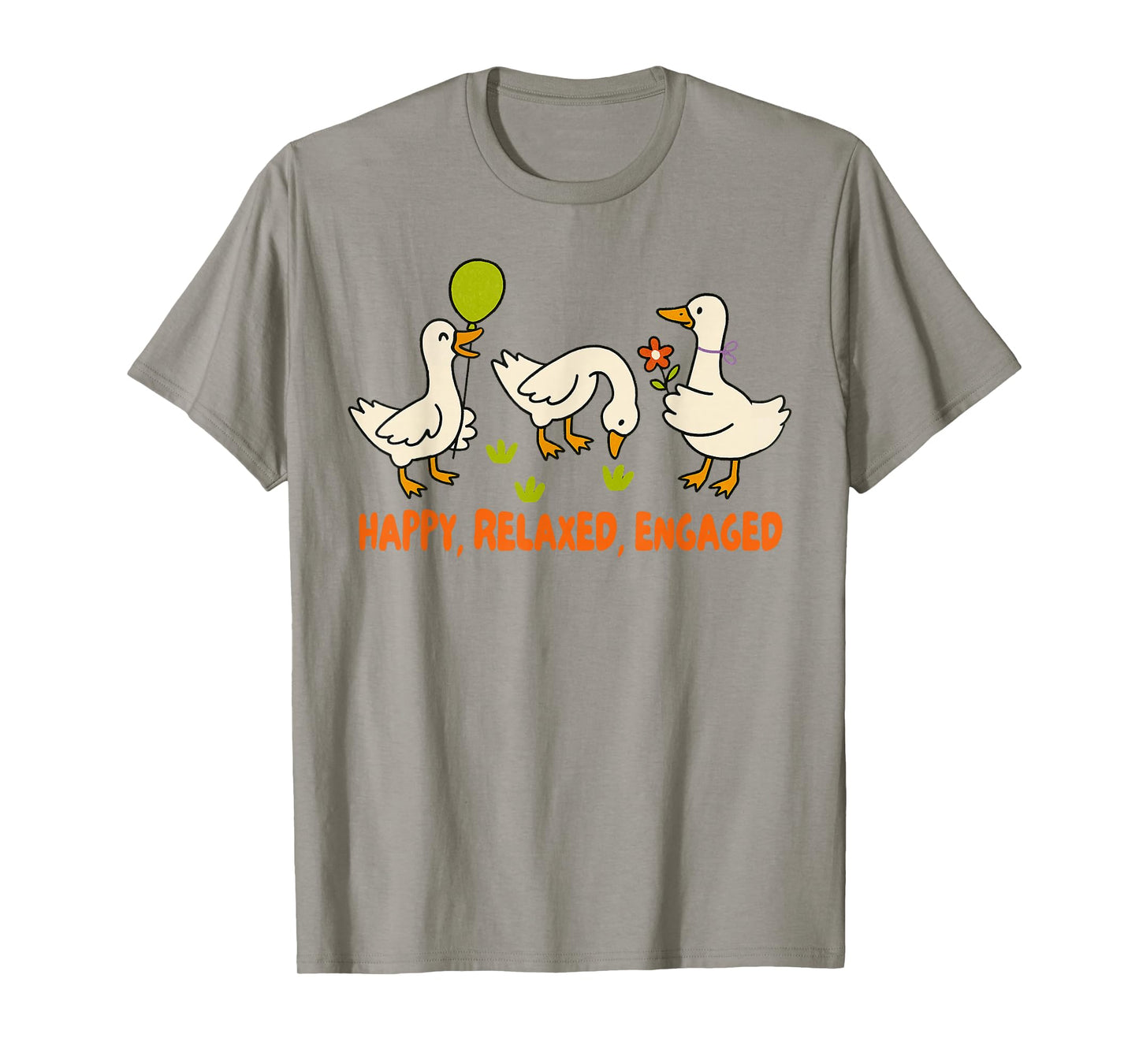 ABA Squad Behavior Analyst Silly Goose Happy Relaxed Engaged T-Shirt