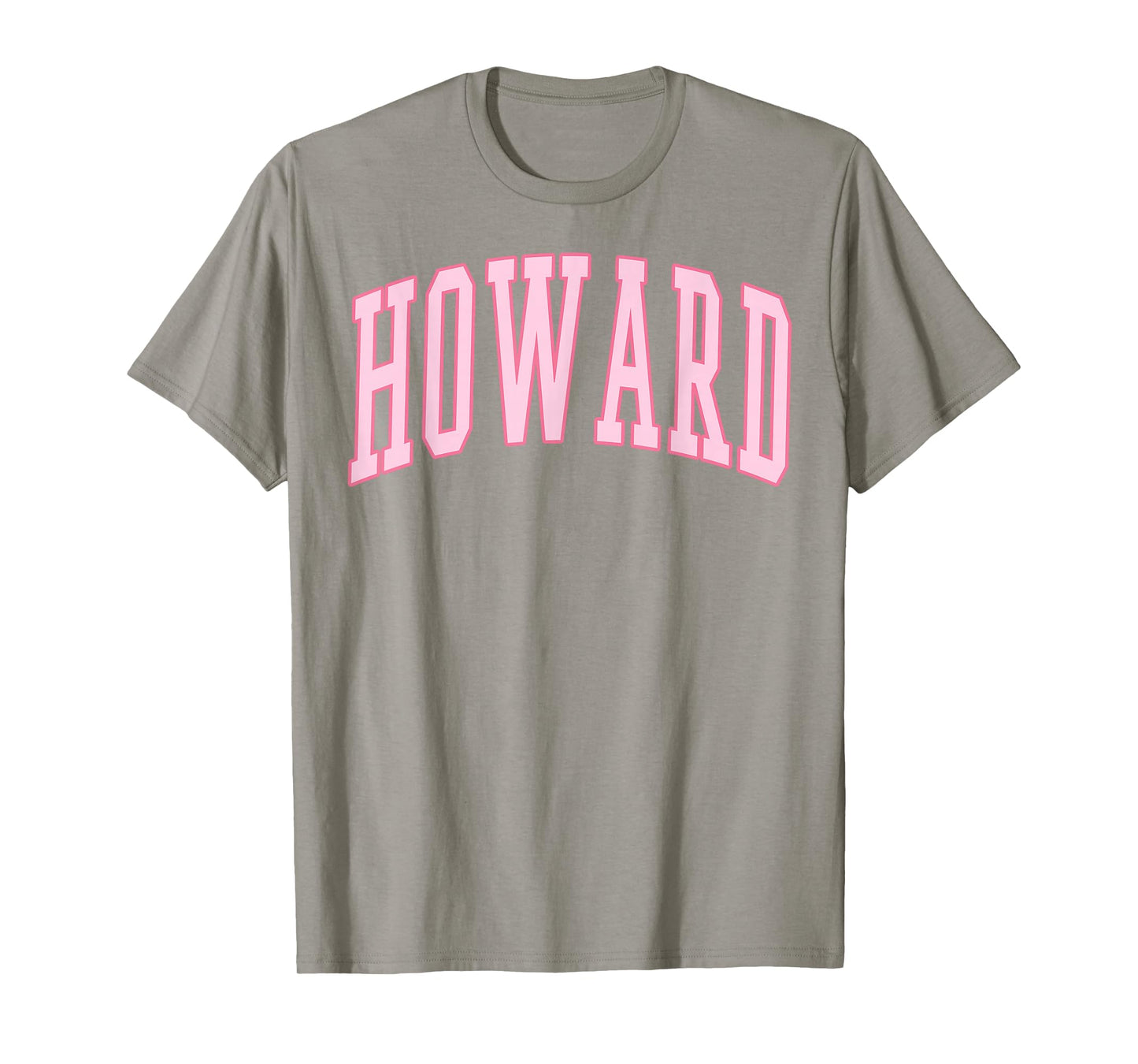 Howard Vintage Preppy Varsity Pink Sports T-Shirt