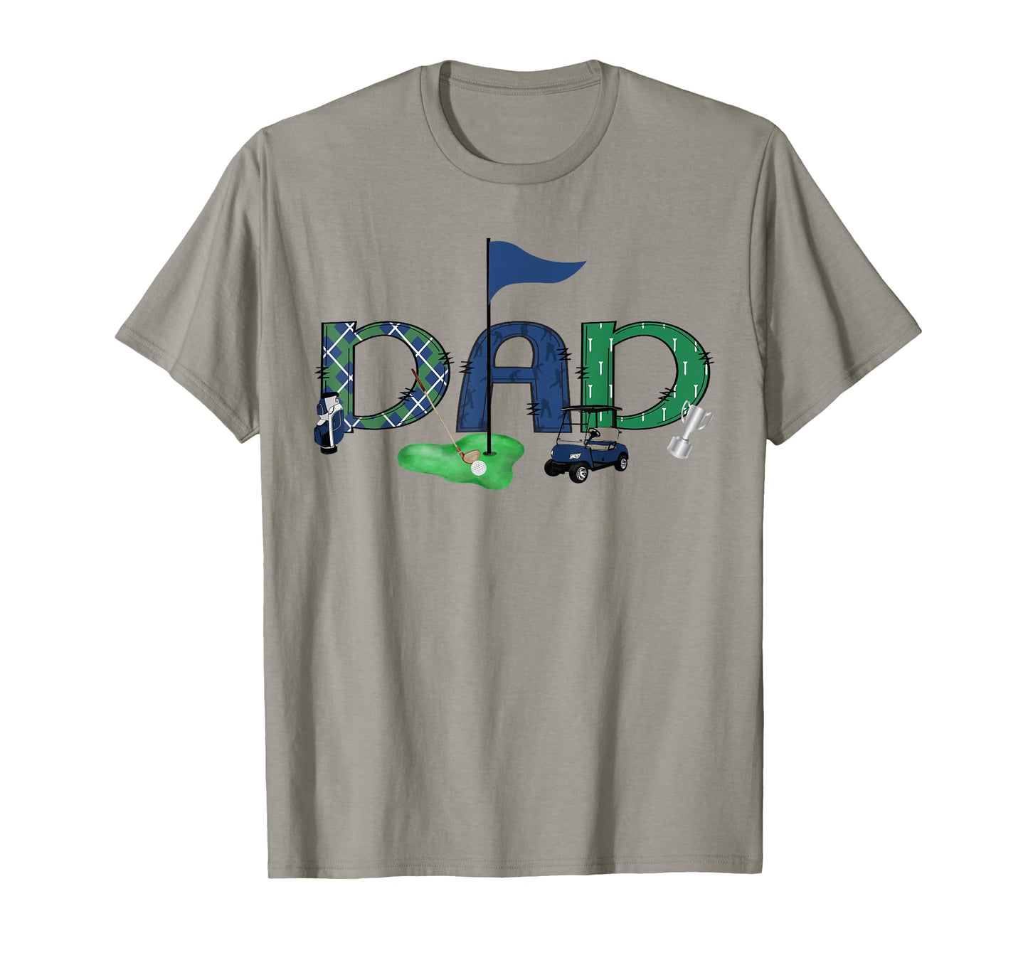 Dad Of The Birthday Boy Hole in One Golf Sport Matching T-Shirt