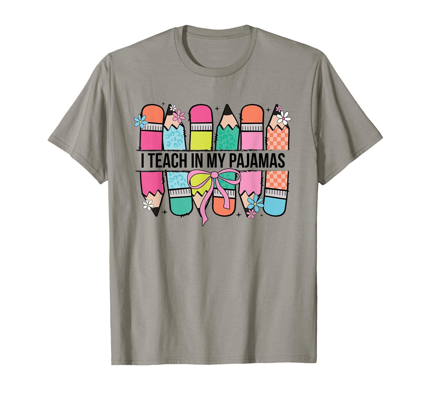 I Teach in My Pajamas Homeschool Mama Homeschooling Mom T-Shirt