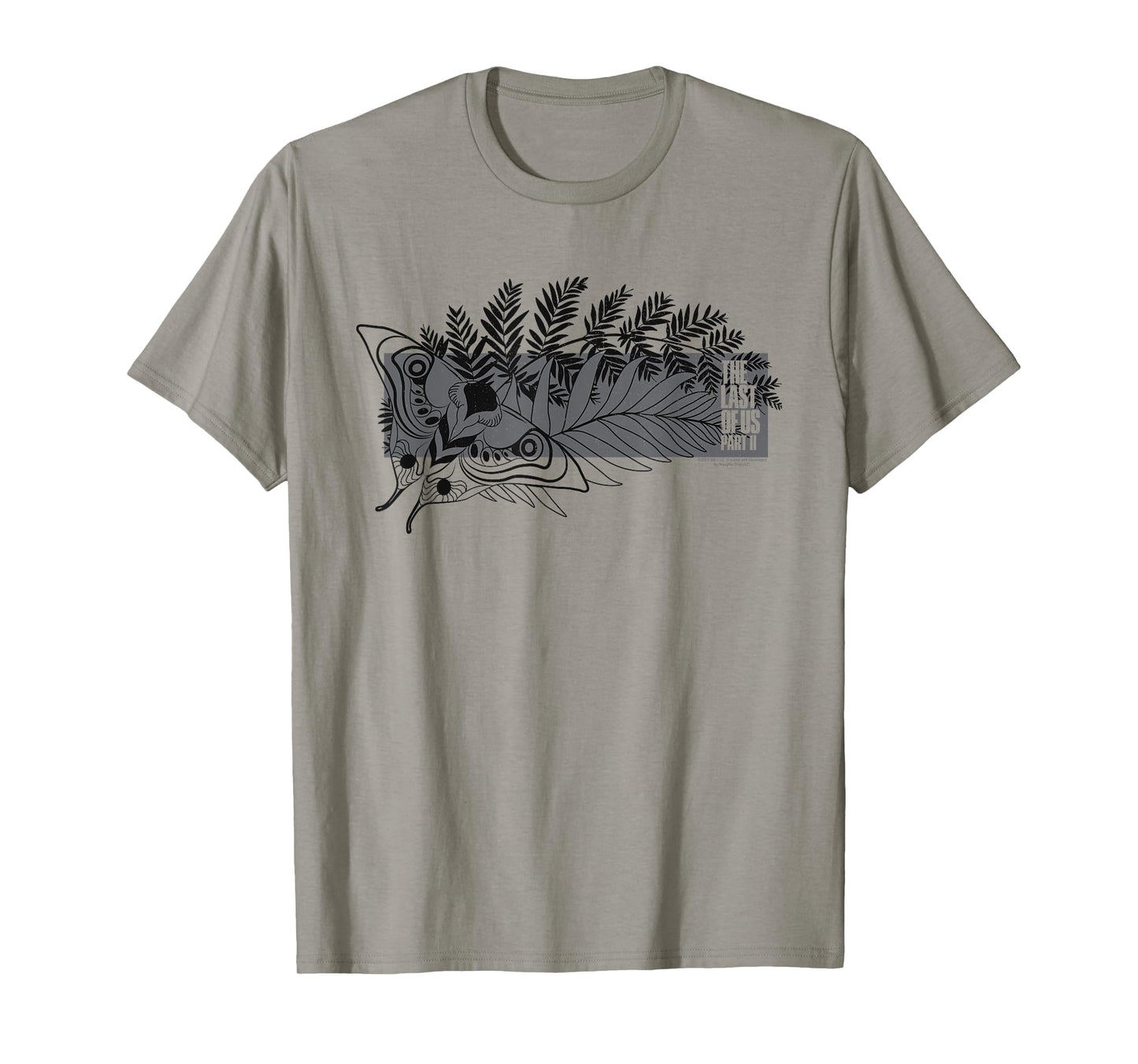 The Last of Us Moth and Leaves Video Game T-Shirt