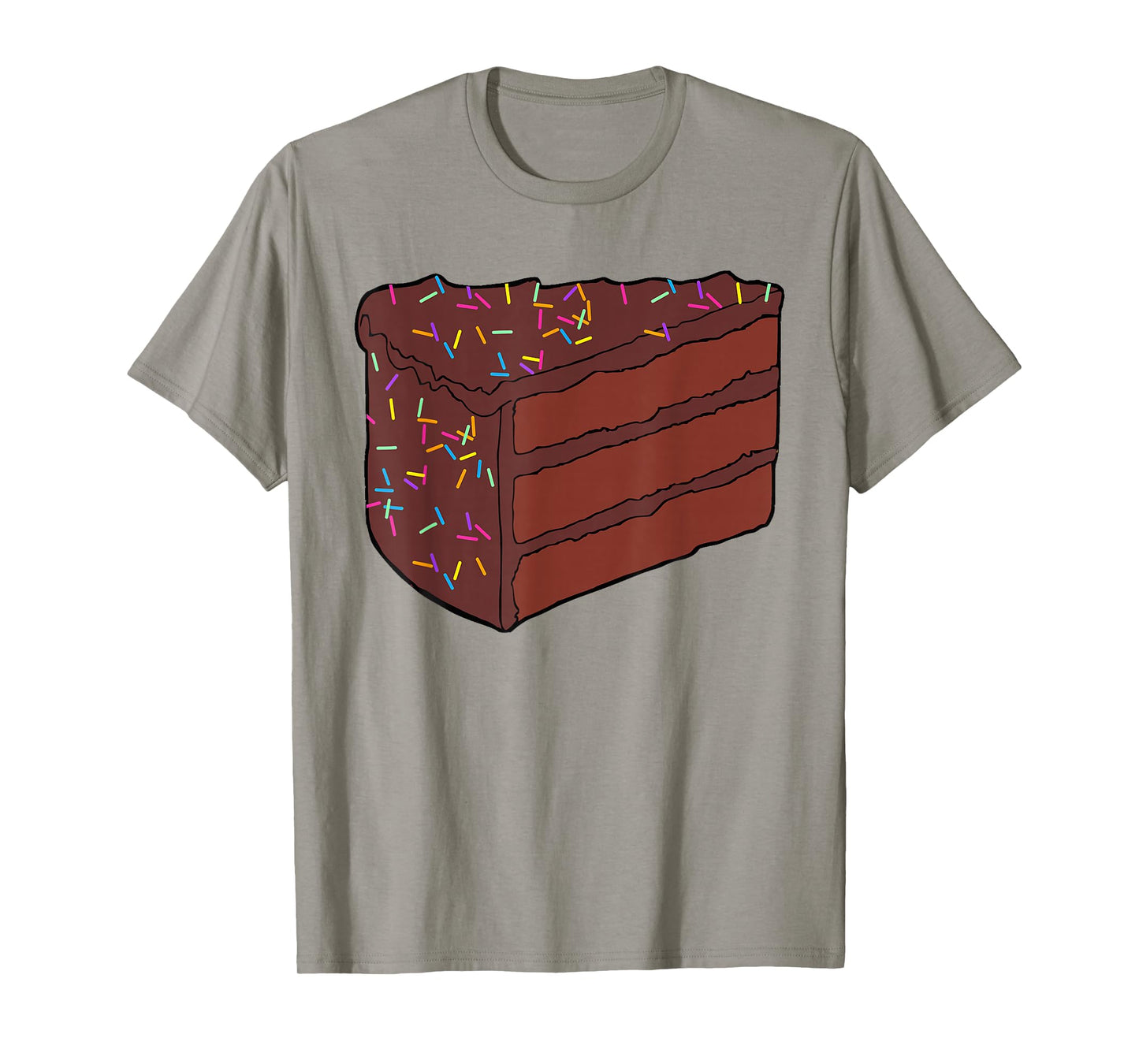 Funny Chocolate Piece of Cake Halloween Costume Food Cosplay T-Shirt