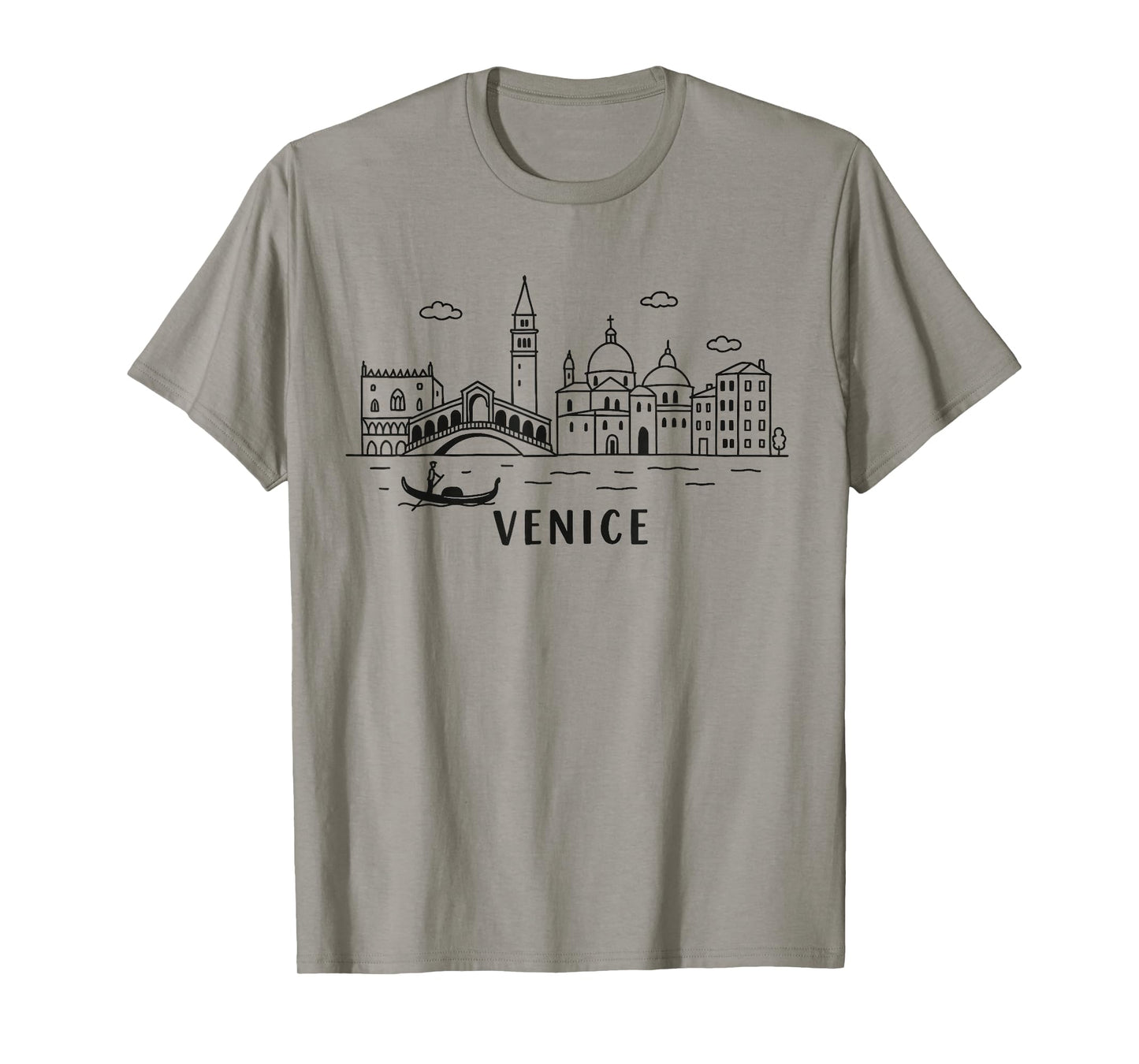 Venice Italy Skyline Graphic Travel Venezia Italia Souvenir T-Shirt