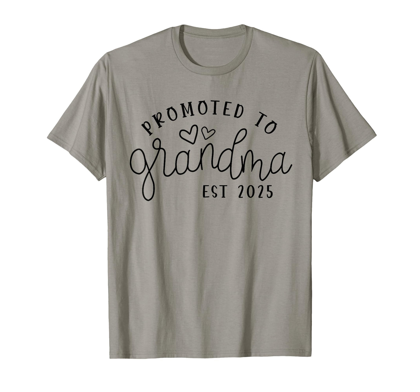 Promoted to Grandma Est 2025 New Grandma Mothers Day T-Shirt