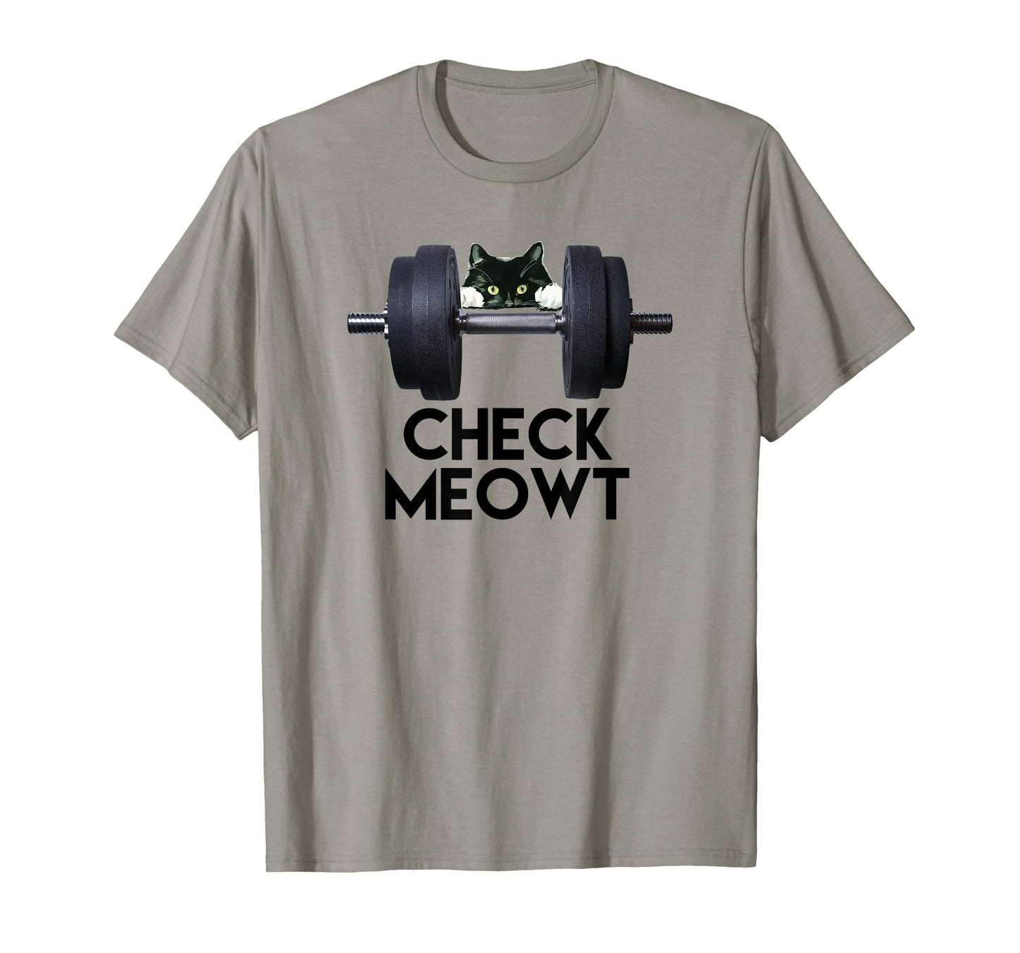 Check Meowt Funny Cat Kitty Gym Workout Gifts Tee Shirt T-Shirt