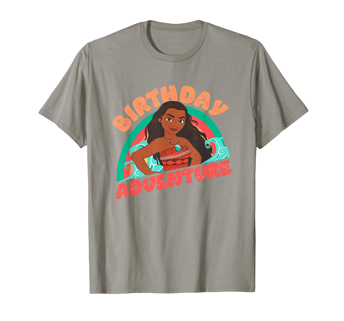 Disney Moana Brave Moana Birthday Adventure Big Chest Logo T-Shirt