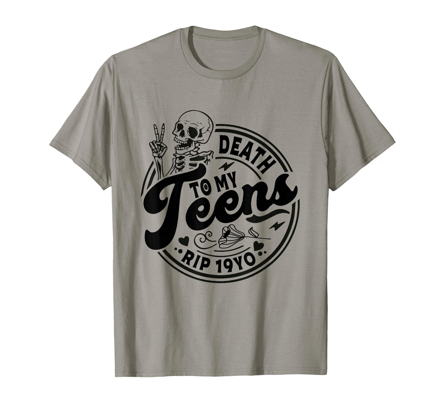 Funny Death To My Teens R.I.P Turning Twenties 20th Birthday T-Shirt