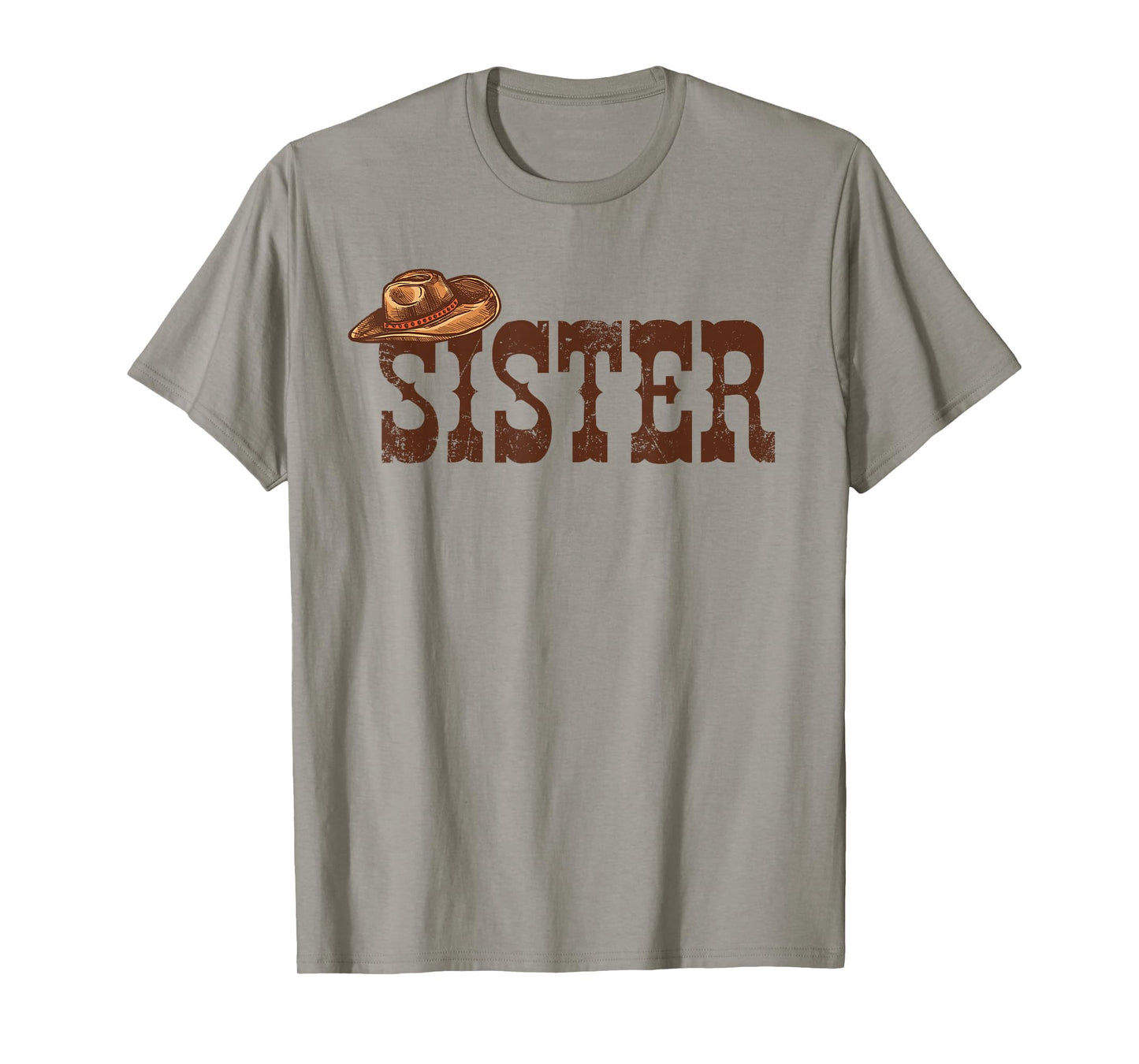 Sister Western Family Matching Birthday Cowboy Cowgirl T-Shirt