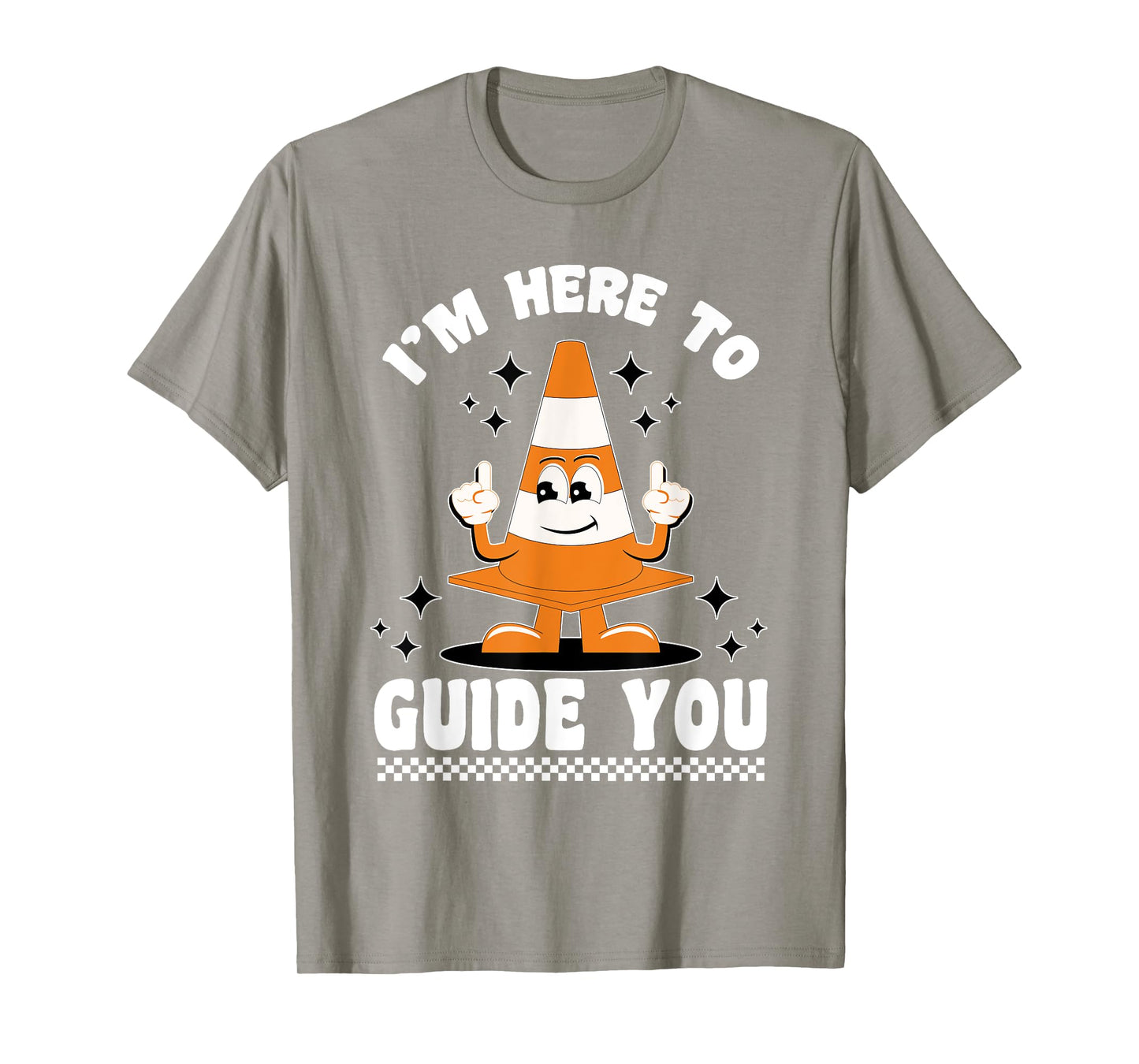 Halloween Traffic Cone Costume Safety Road Cone T-Shirt