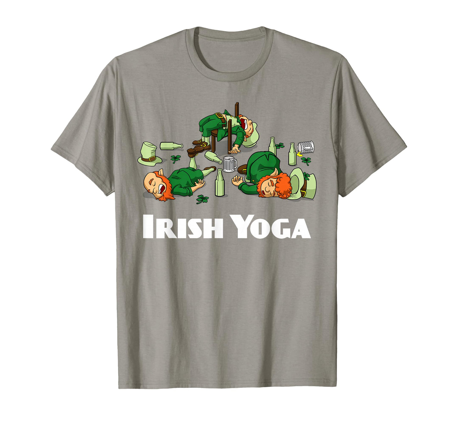 Irish Yoga Funny St. Patrick's Day Leprechaun Matching Group T-Shirt