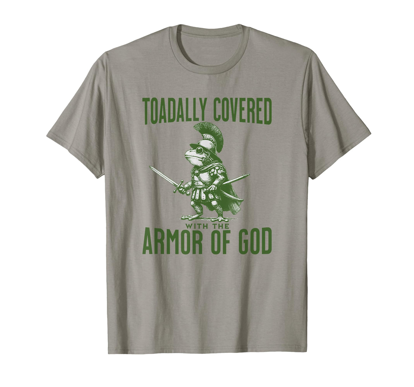Funny Christian Meme Frog God Armor Bible Verse Jesus Trendy T-Shirt