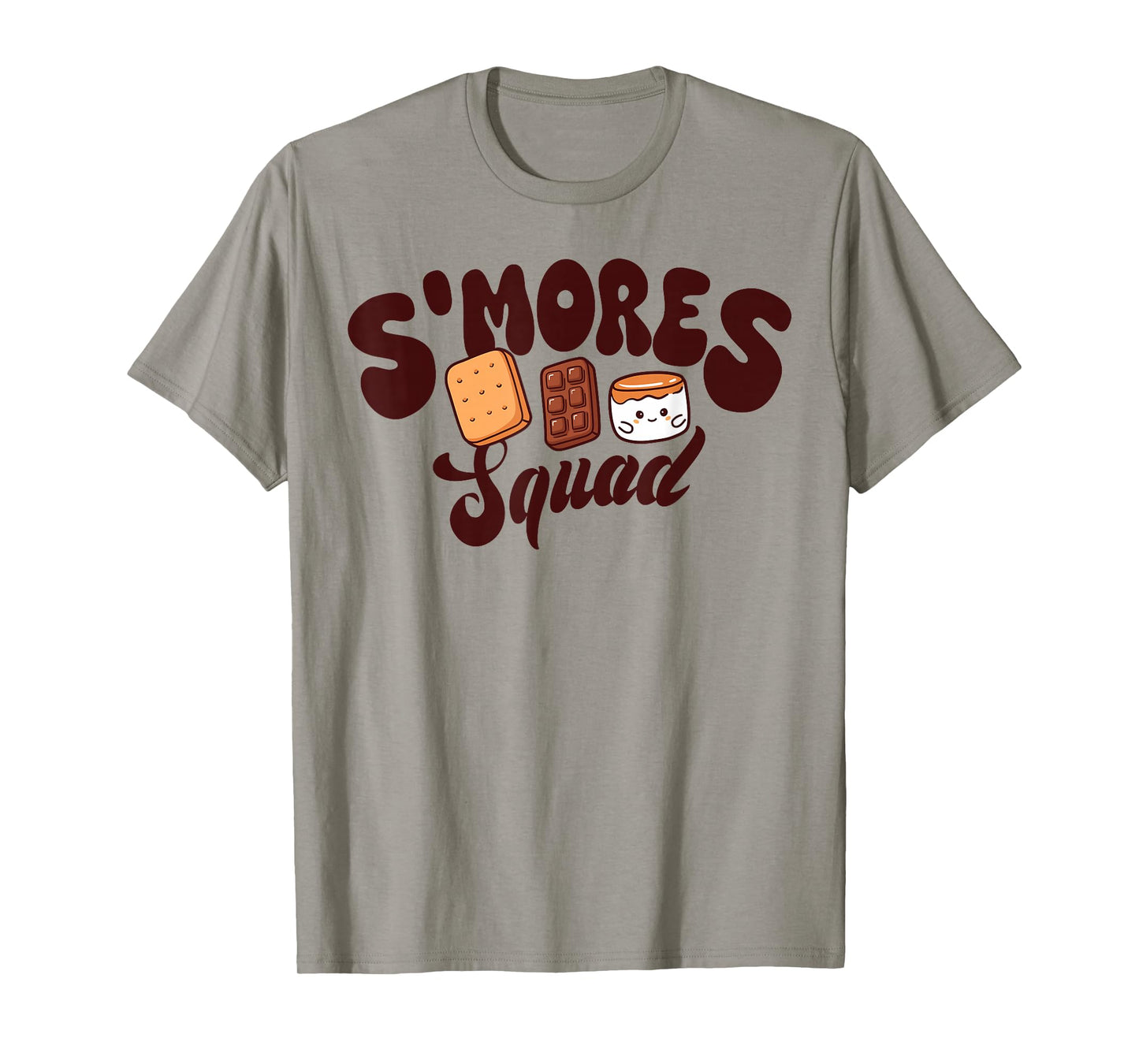 S'mores Squad Camping Campfire Chocolate Marshmallow S'more T-Shirt