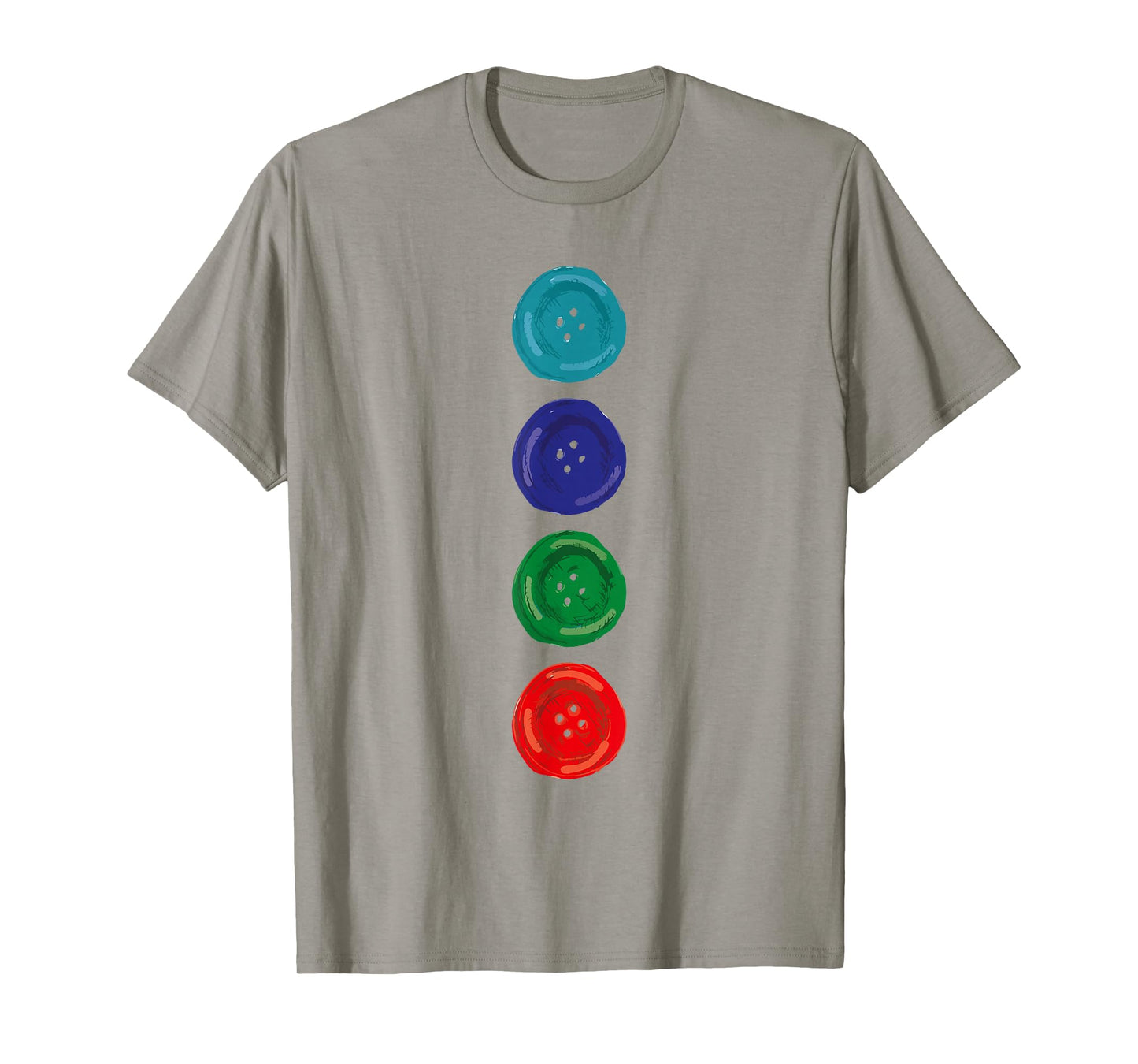Four Groovy Buttons Blue Cat Funny Halloween Costume Kids T-Shirt