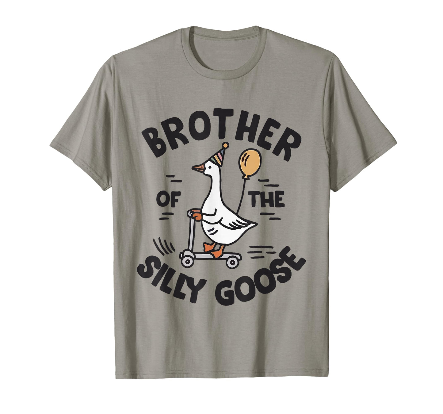 Funny Brother of The Silly Goose Birthday Family Matching T-Shirt