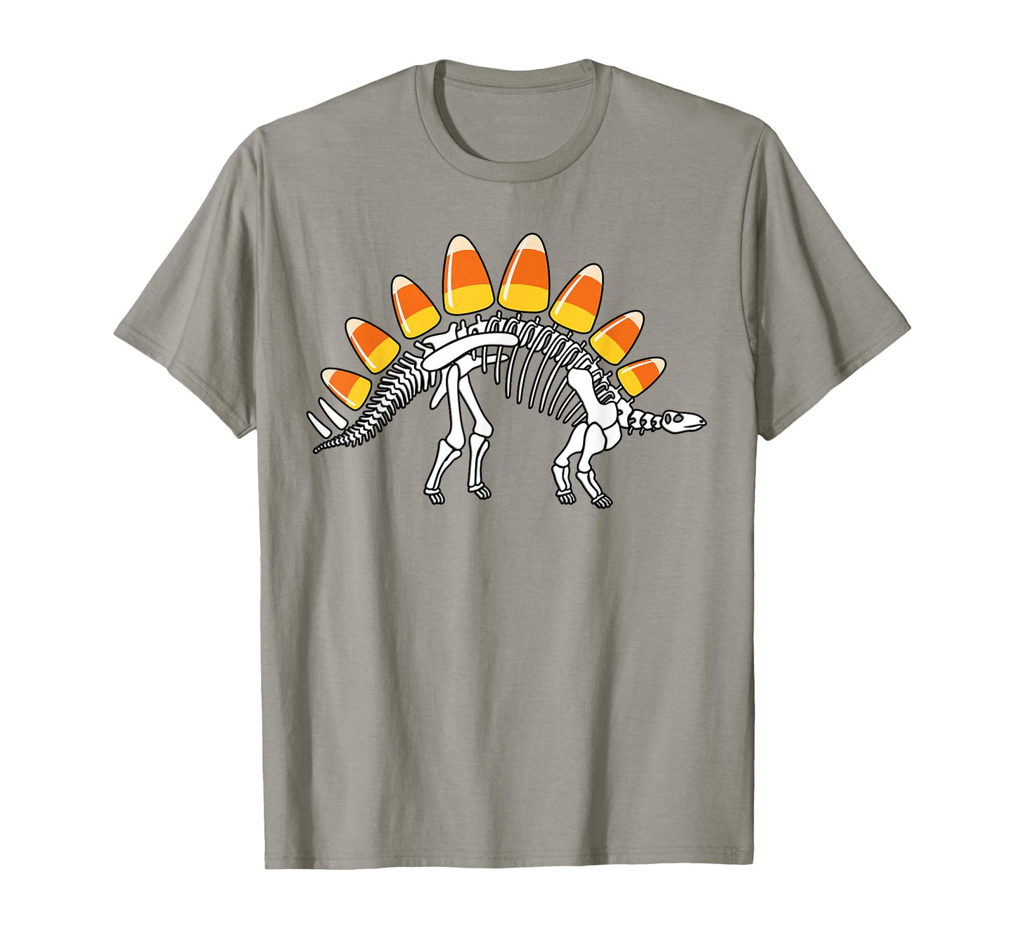 Funny Candysaurus Candy Corn Dinosaur Boys Halloween Kids T-Shirt
