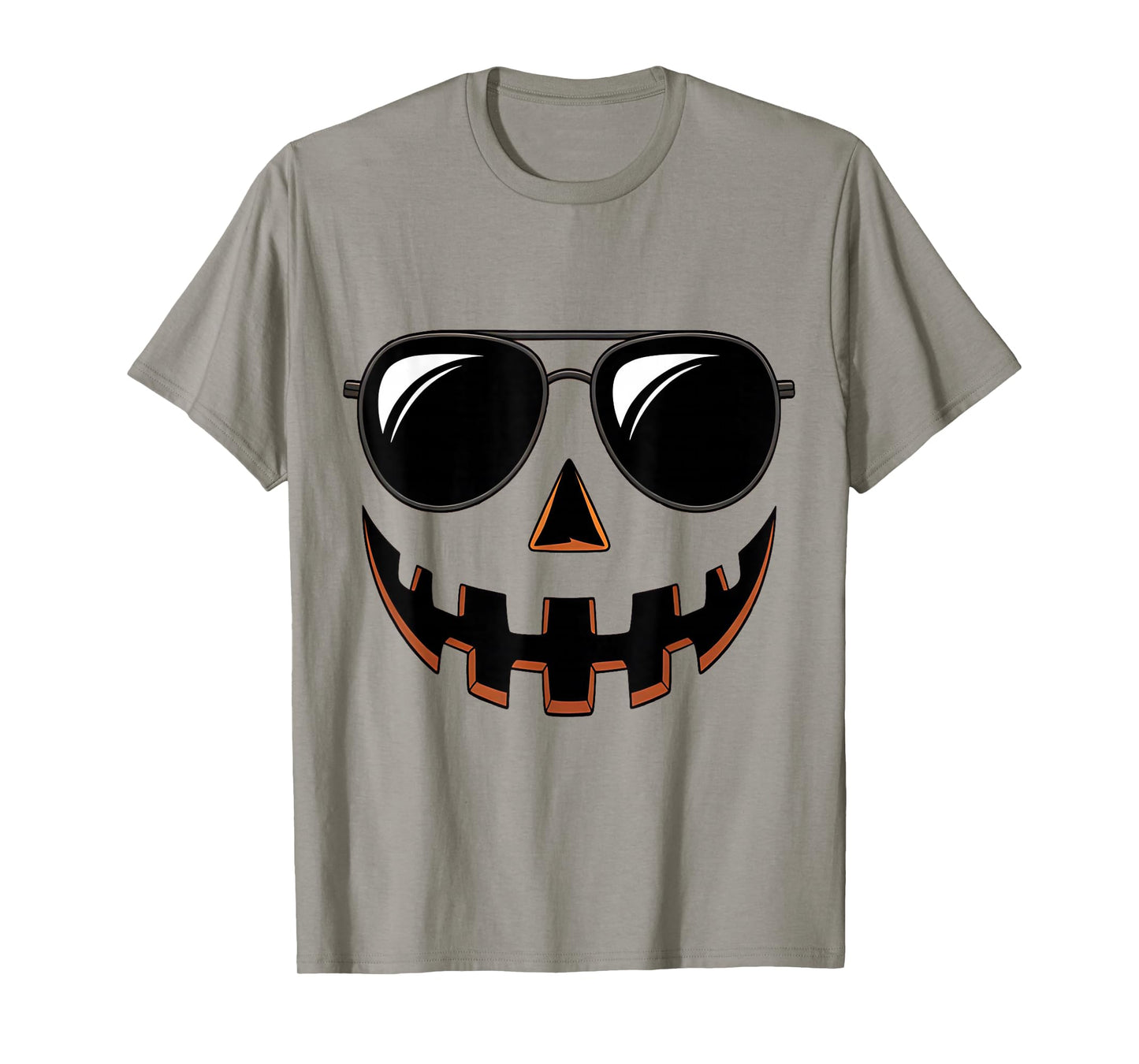 Funny Jack O Lantern Face Pumpkin Halloween Costume Men Boys T-Shirt