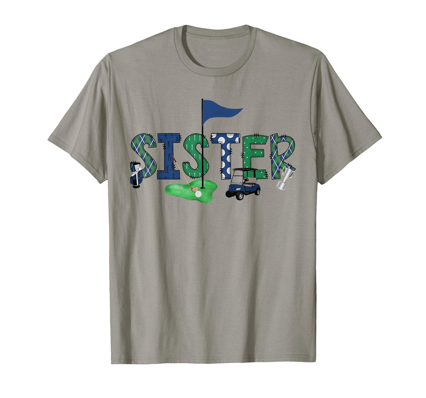 Sister Of The Birthday Boy Hole in One Golf Sport Matching T-Shirt