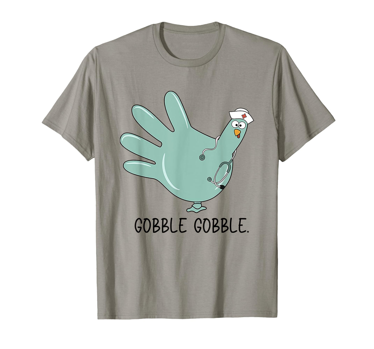 Turkey Glove Thanksgiving Gobble Nurse Thanksgiving Fall T-Shirt