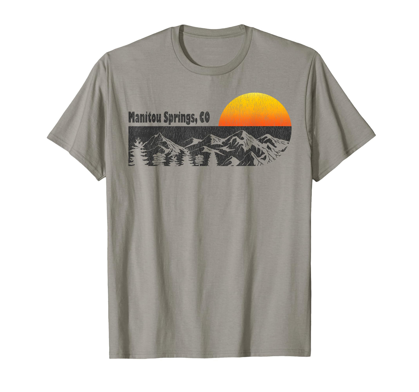 Retro Manitou Springs Colorado T-shirt T-Shirt