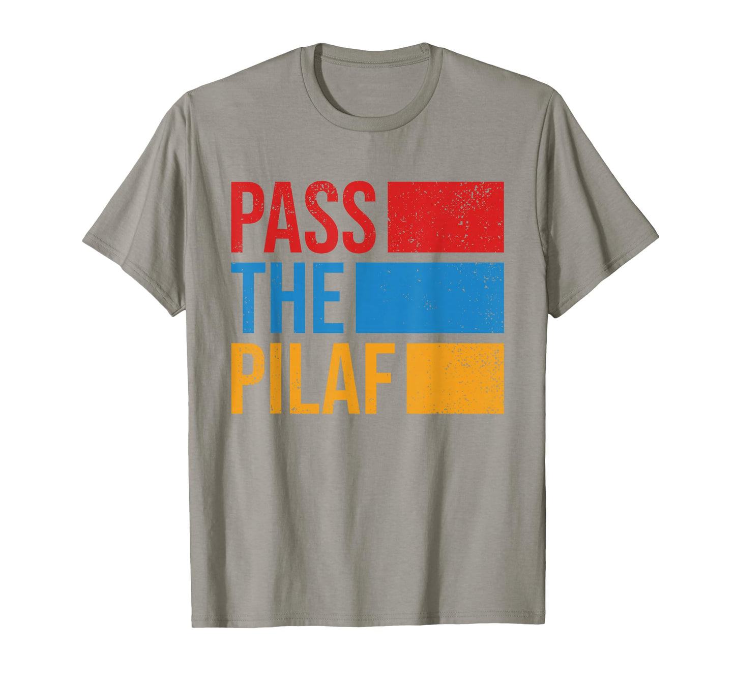 Pass The Pilaf Armenia Flag Retro Vintage Armenian Slang T-Shirt