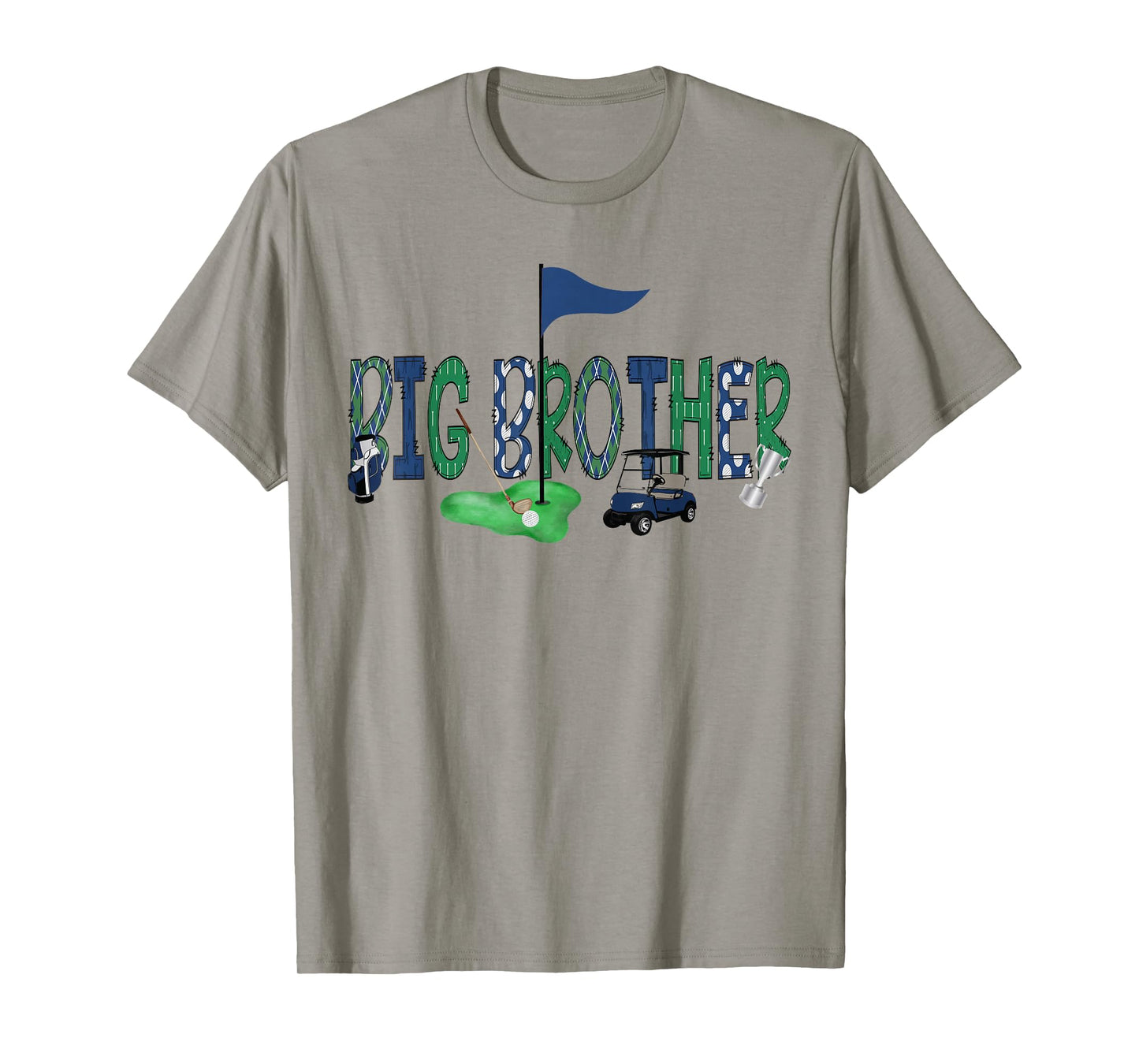 Big Brother Of The Birthday Boy Hole in One Golf Matching T-Shirt