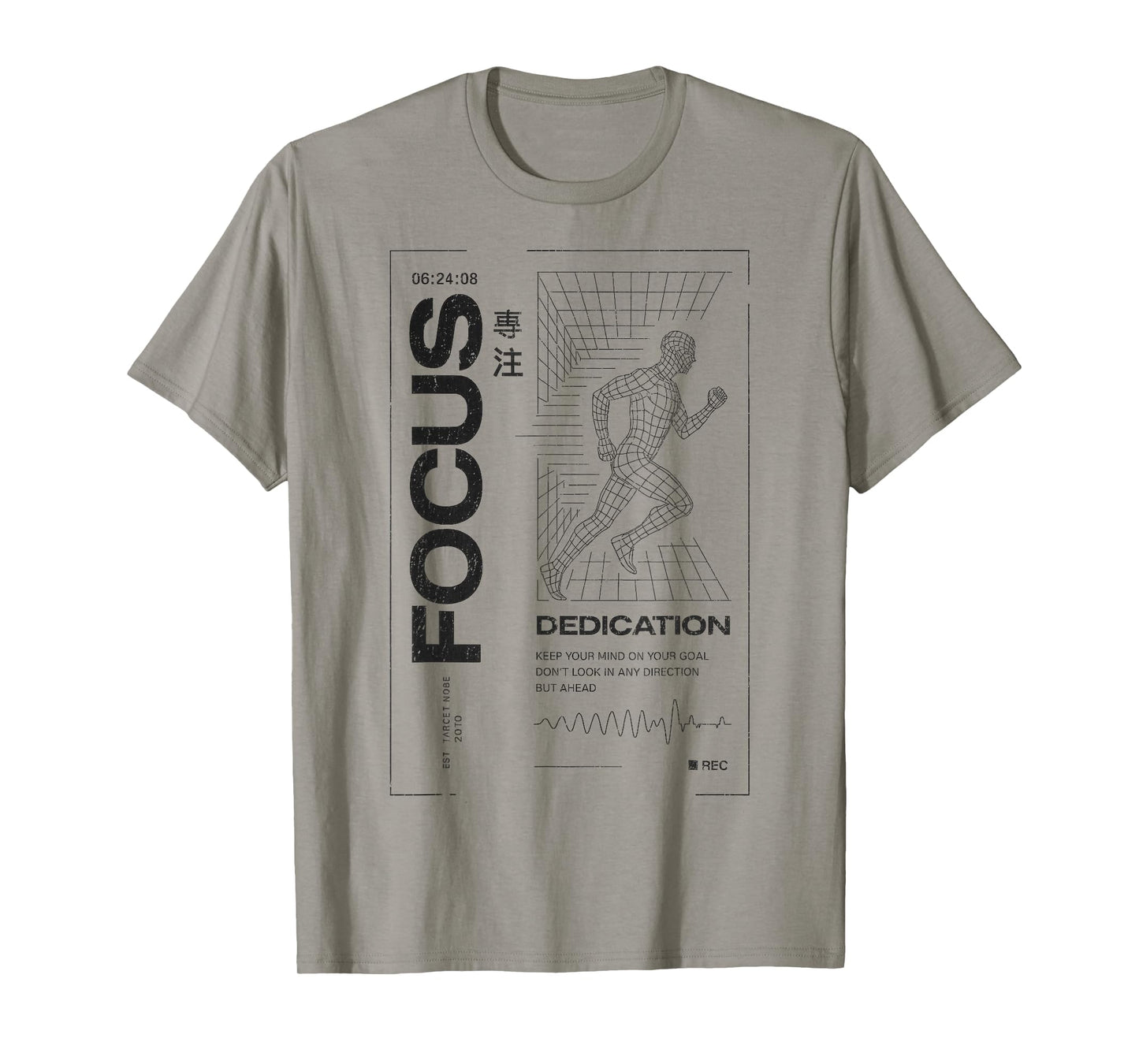 Y2K Fitness Quote Gym Training Discipline Yoga Sport Workout T-Shirt