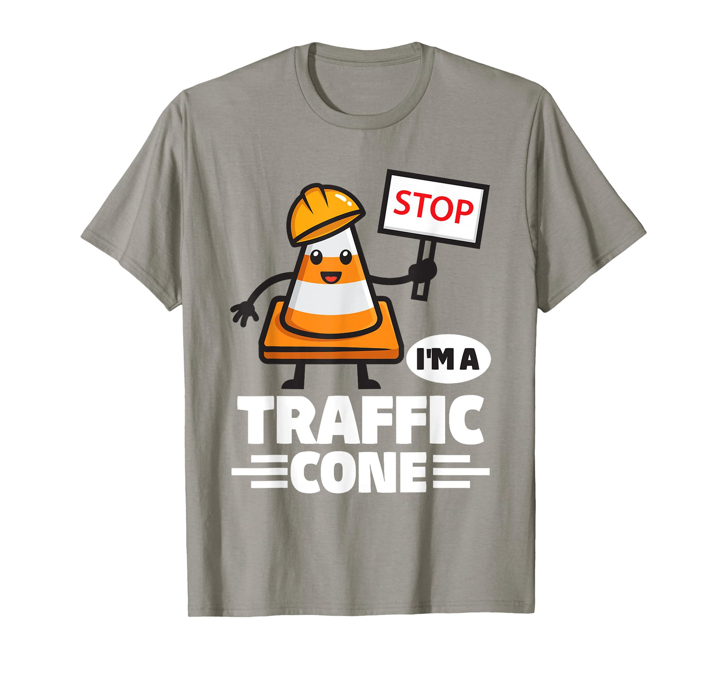 Halloween Traffic Cone Costume I'm A Traffic Cone T-Shirt