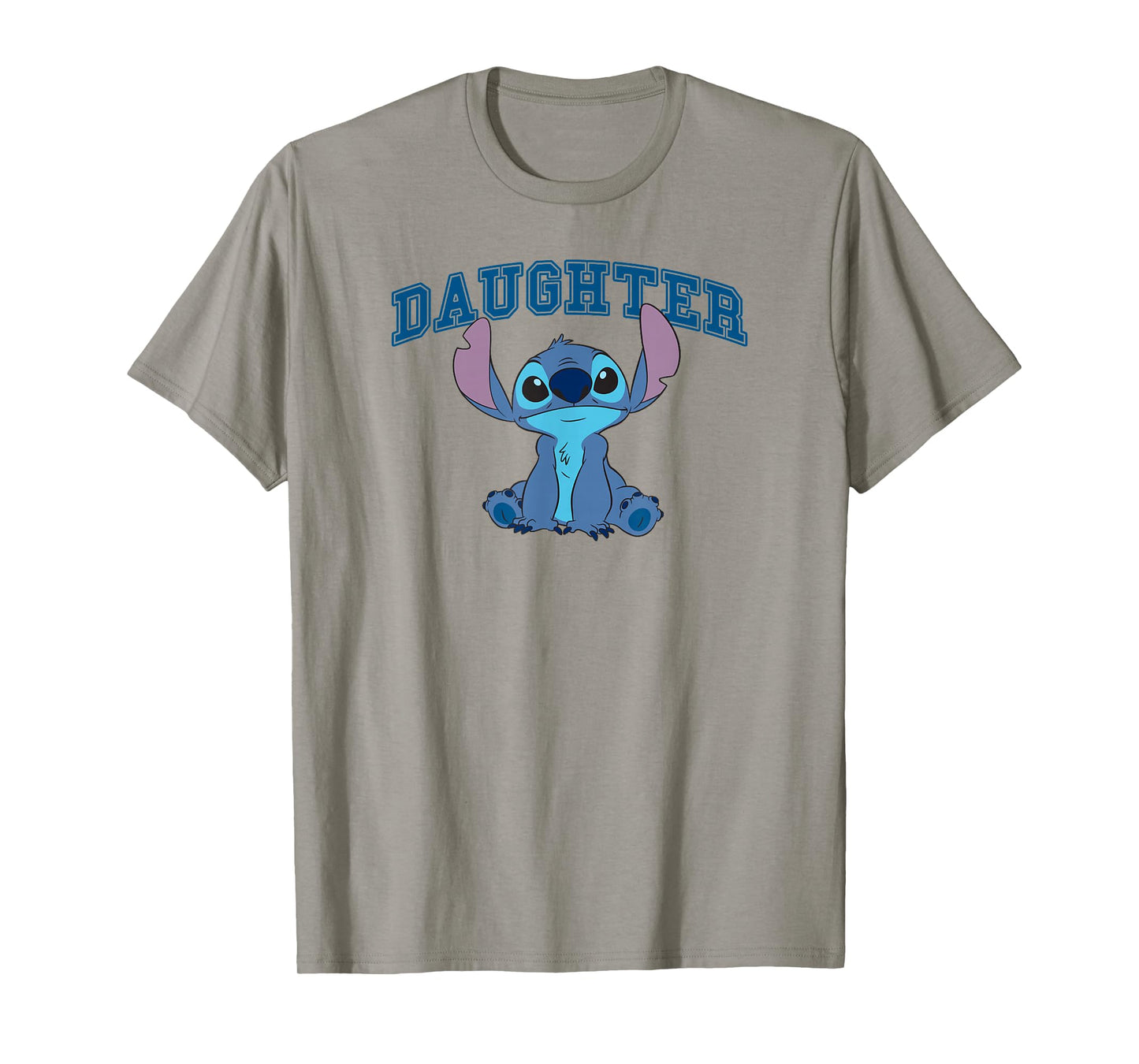Disney Lilo & Stitch Daughter Stitch Big Chest Text Logo T-Shirt