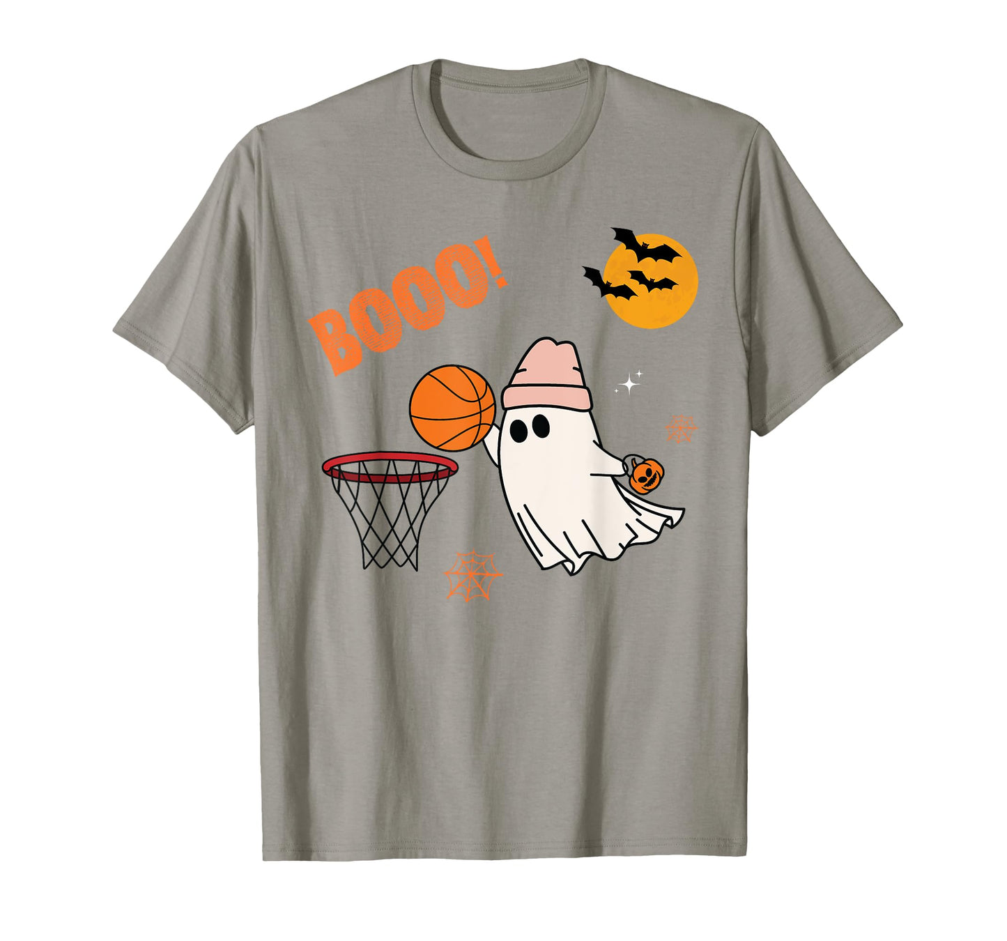 Halloween Basketball Spooky Funny Basketball Halloween T-Shirt
