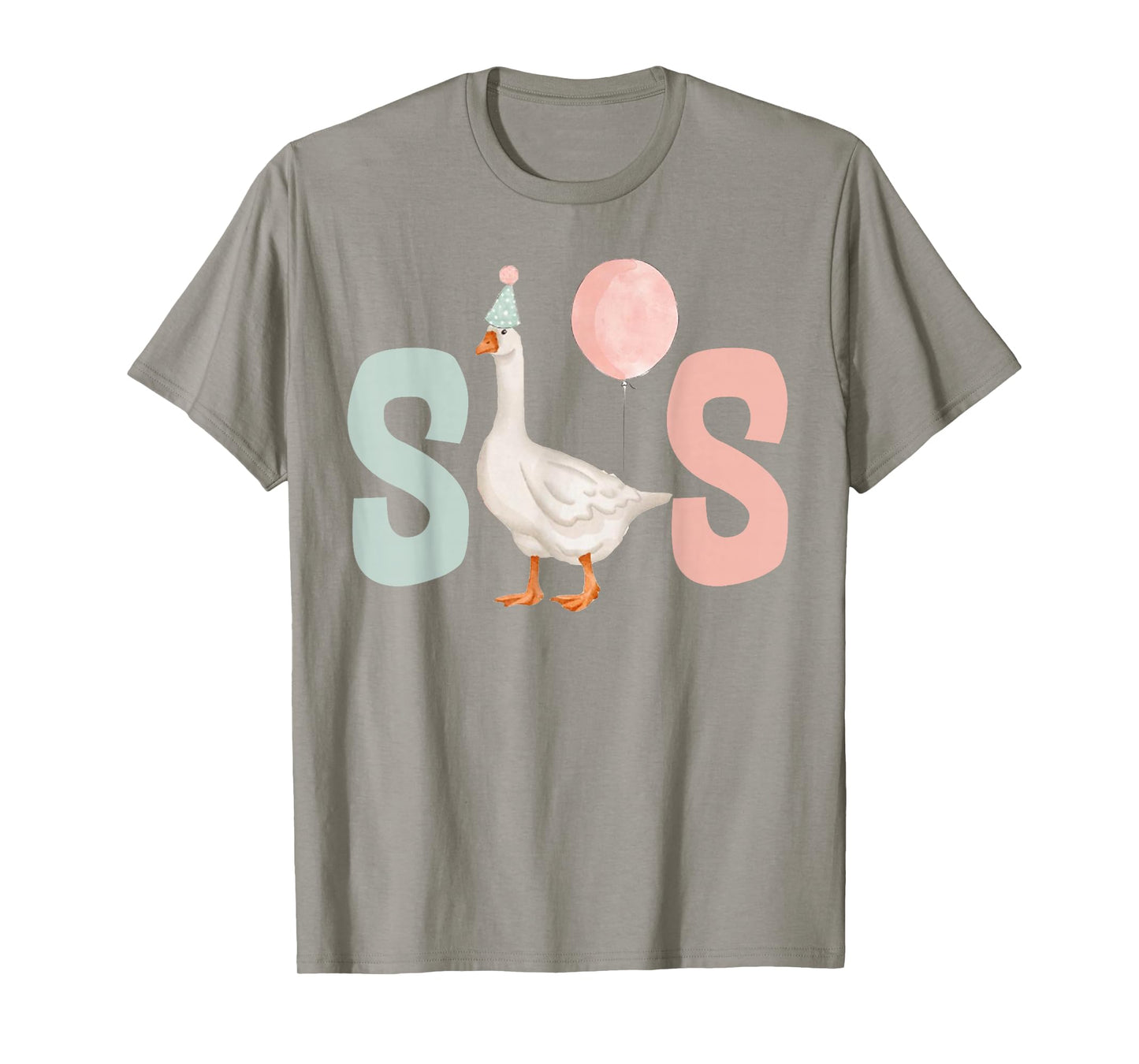 One Silly Goose Sister 1st First Birthday Family Matching T-Shirt