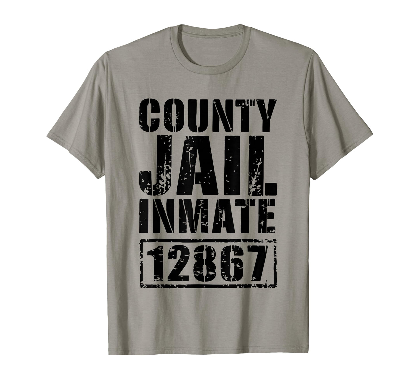 County Jail Inmate Shirt Men Women Kids Prisoner Costume T-Shirt