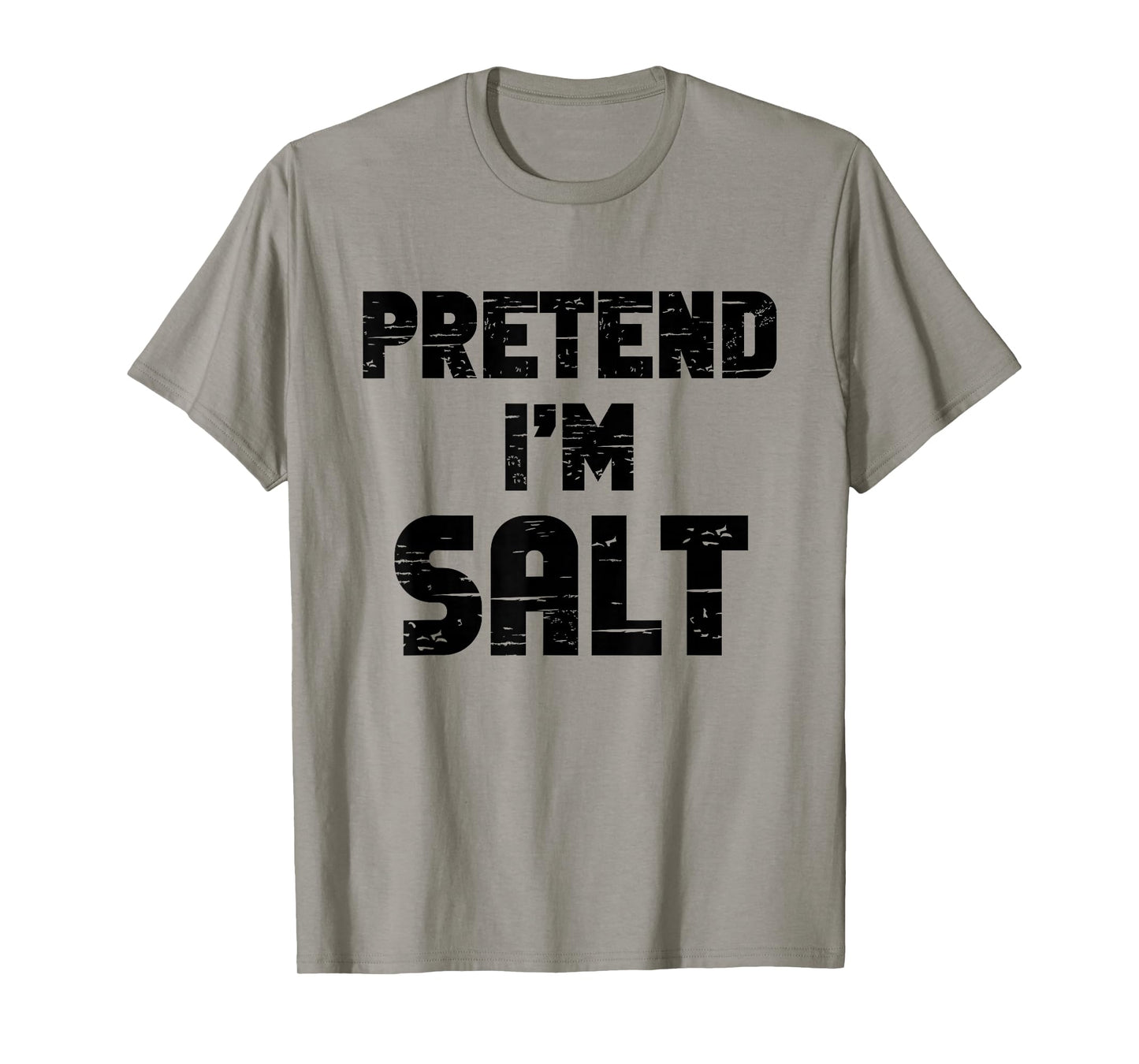 Halloween Pretend I'm Salt Costume Funny Lazy Kids Adult T-Shirt
