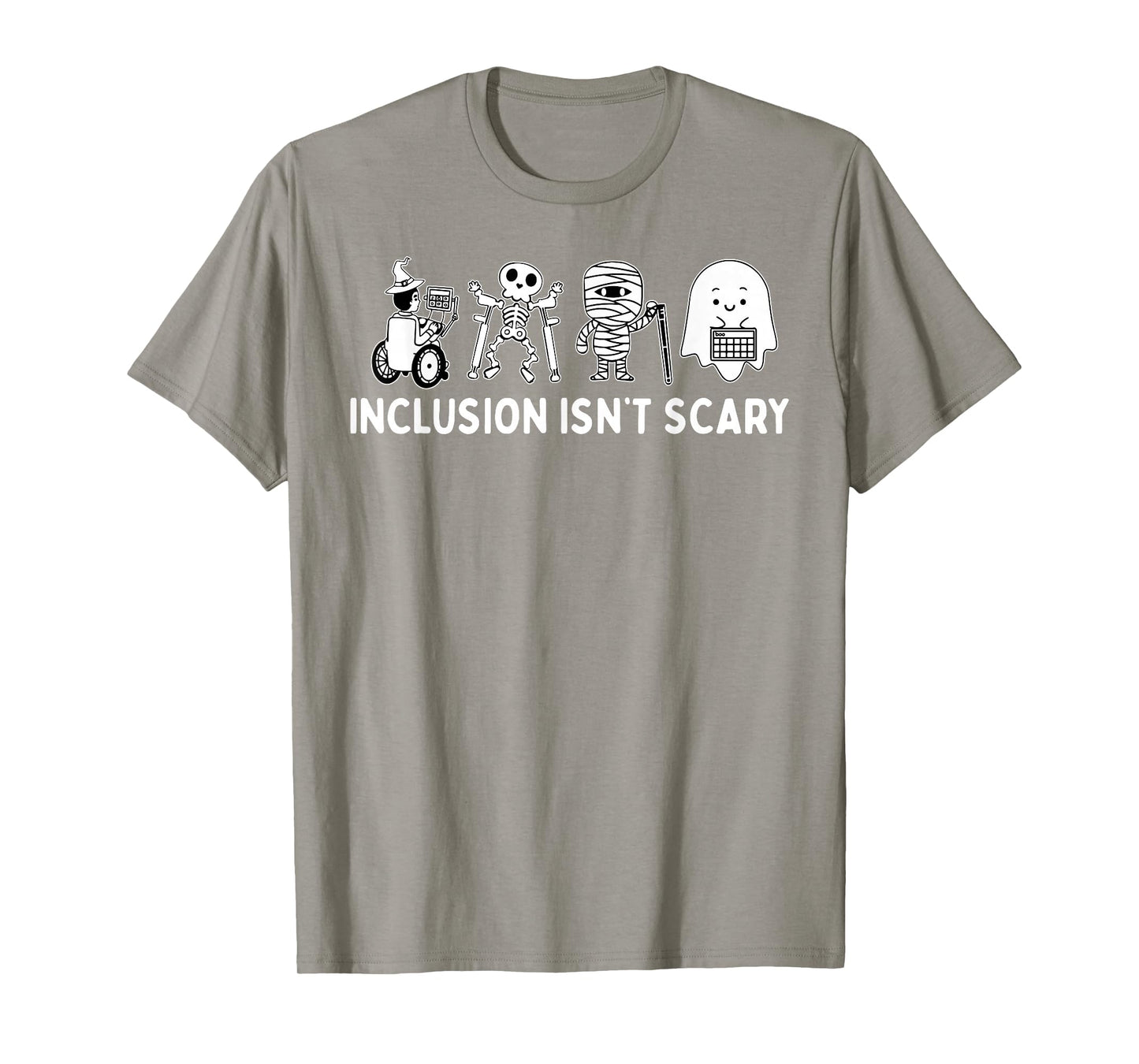 Inclusion Isn't Scary Halloween SLP Sped Teacher Unity Day T-Shirt