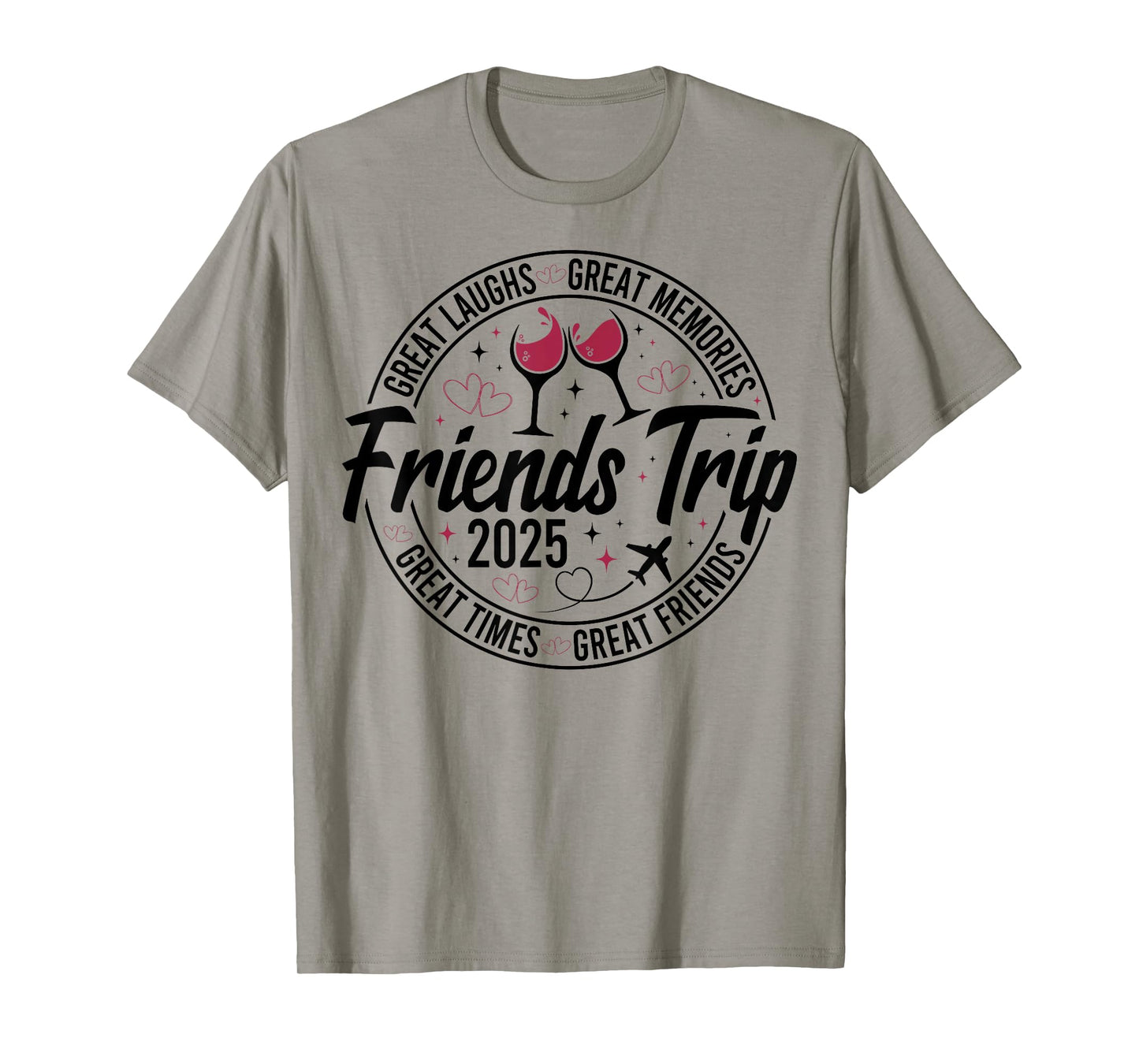 Trip Vacation 2025 Friends Matching Group T-Shirt